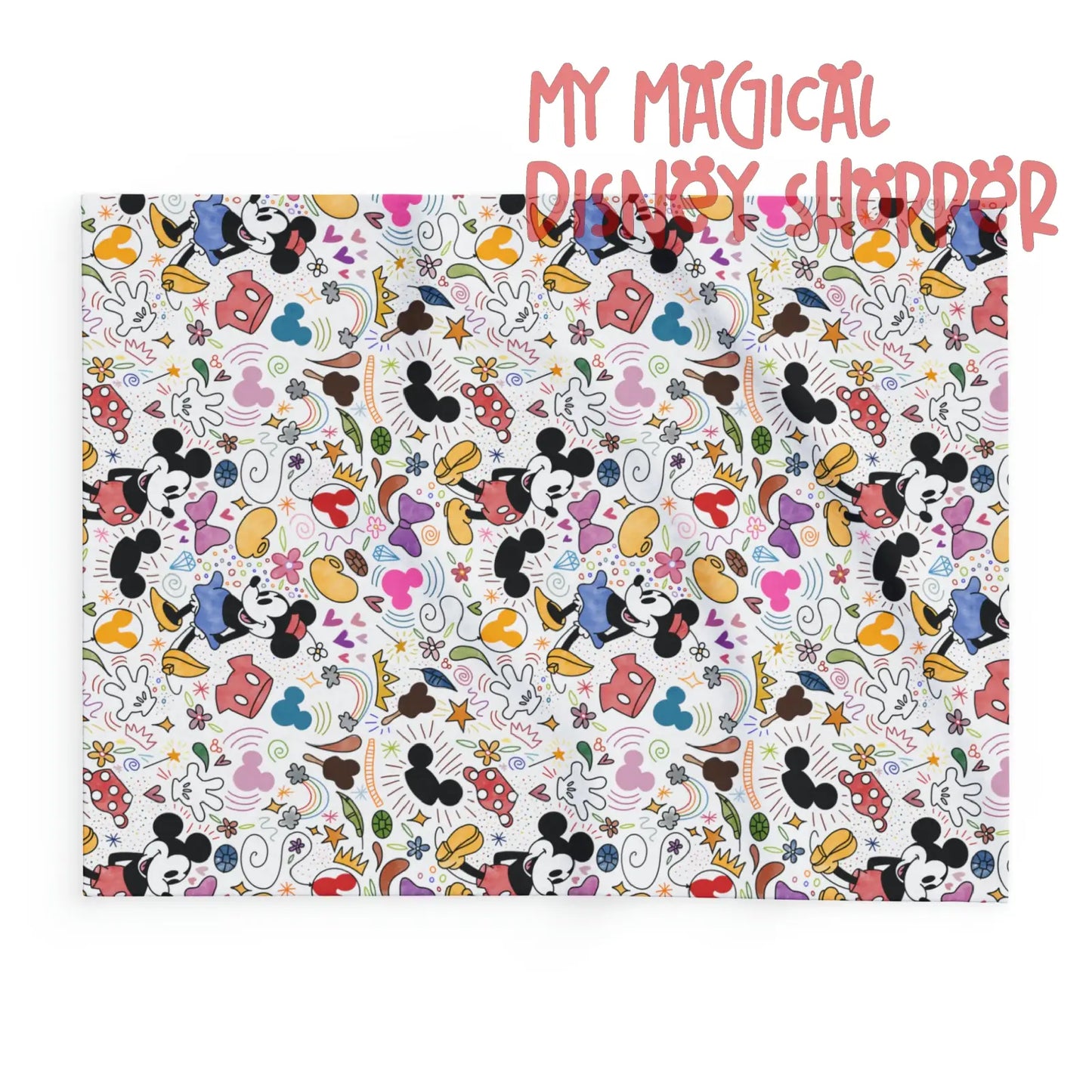 Doodlebug Mickey and Minnie Arctic Fleece Blanket