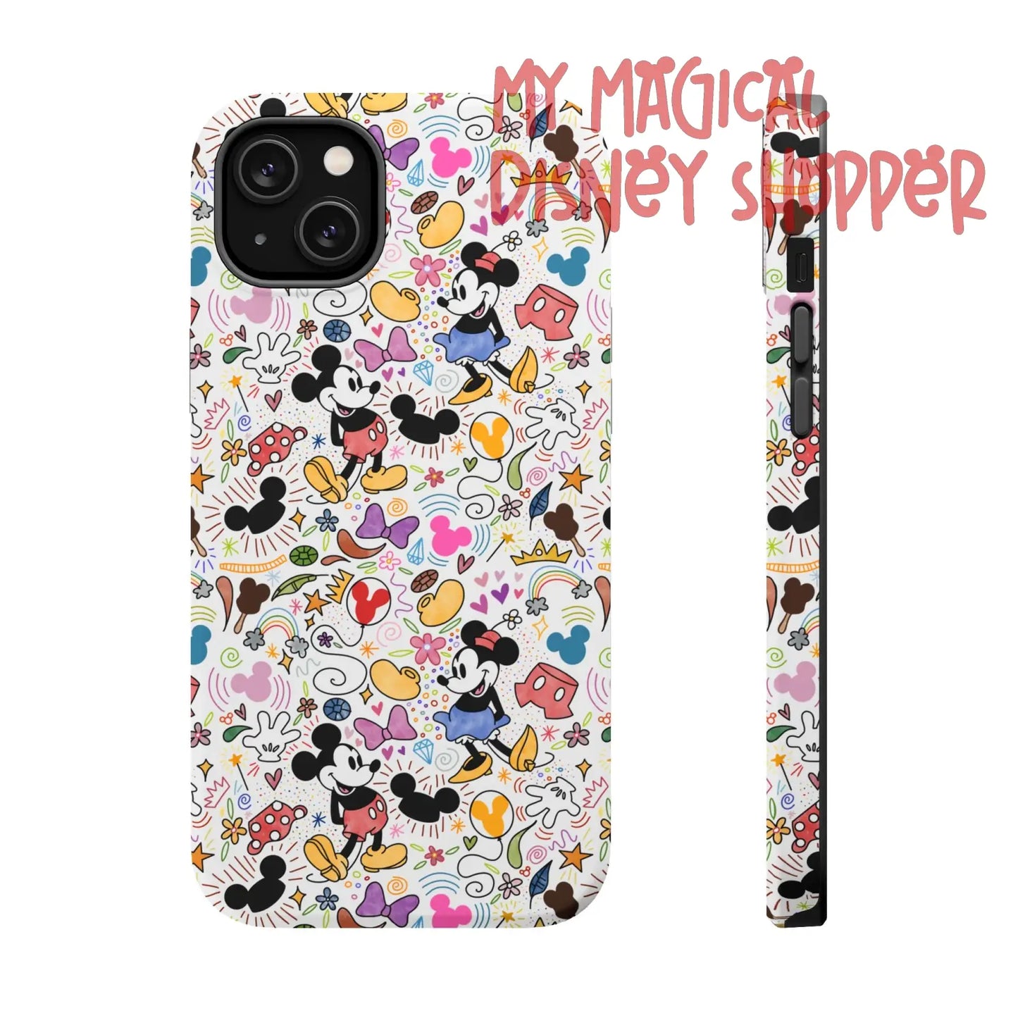 Doodlebug Mickey and Minnie MagSafe Tough iPhone Case
