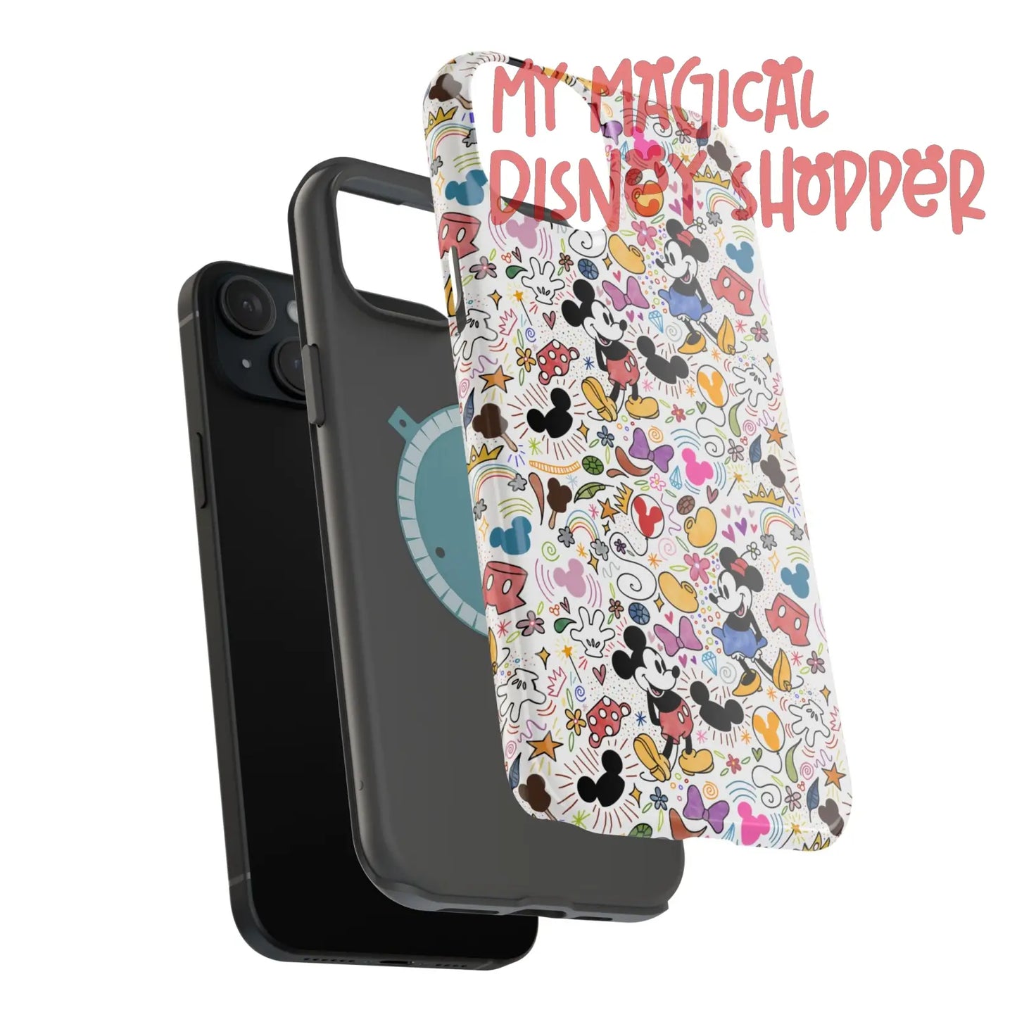 Doodlebug Mickey and Minnie MagSafe Tough iPhone Case
