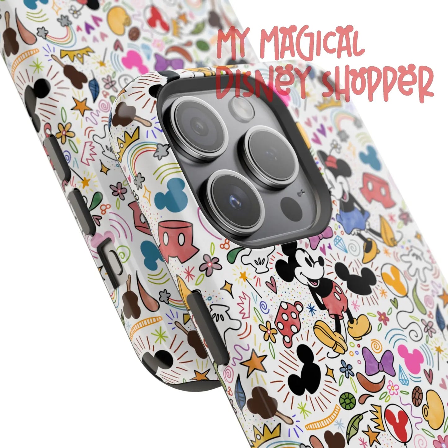 Doodlebug Mickey and Minnie MagSafe Tough iPhone Case