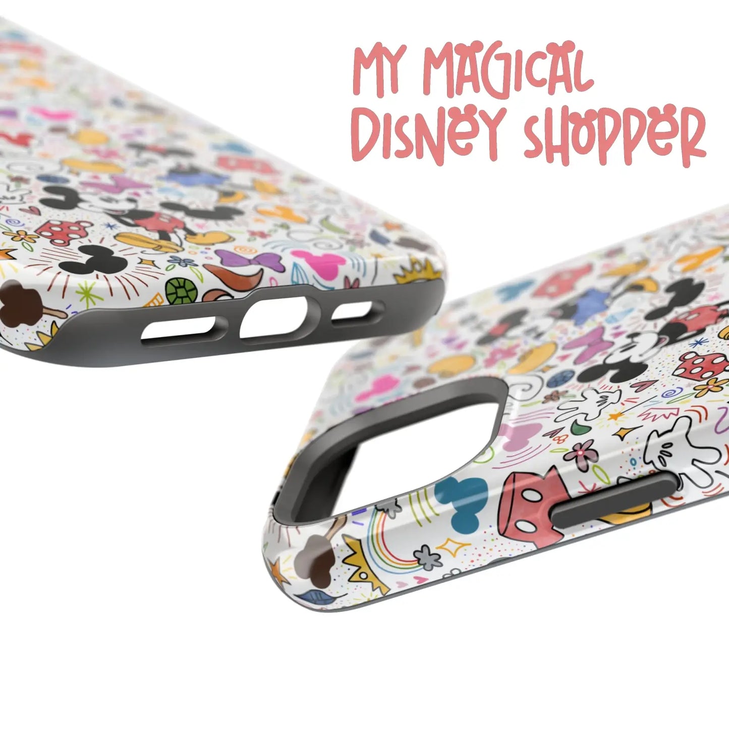 Doodlebug Mickey and Minnie MagSafe Tough iPhone Case