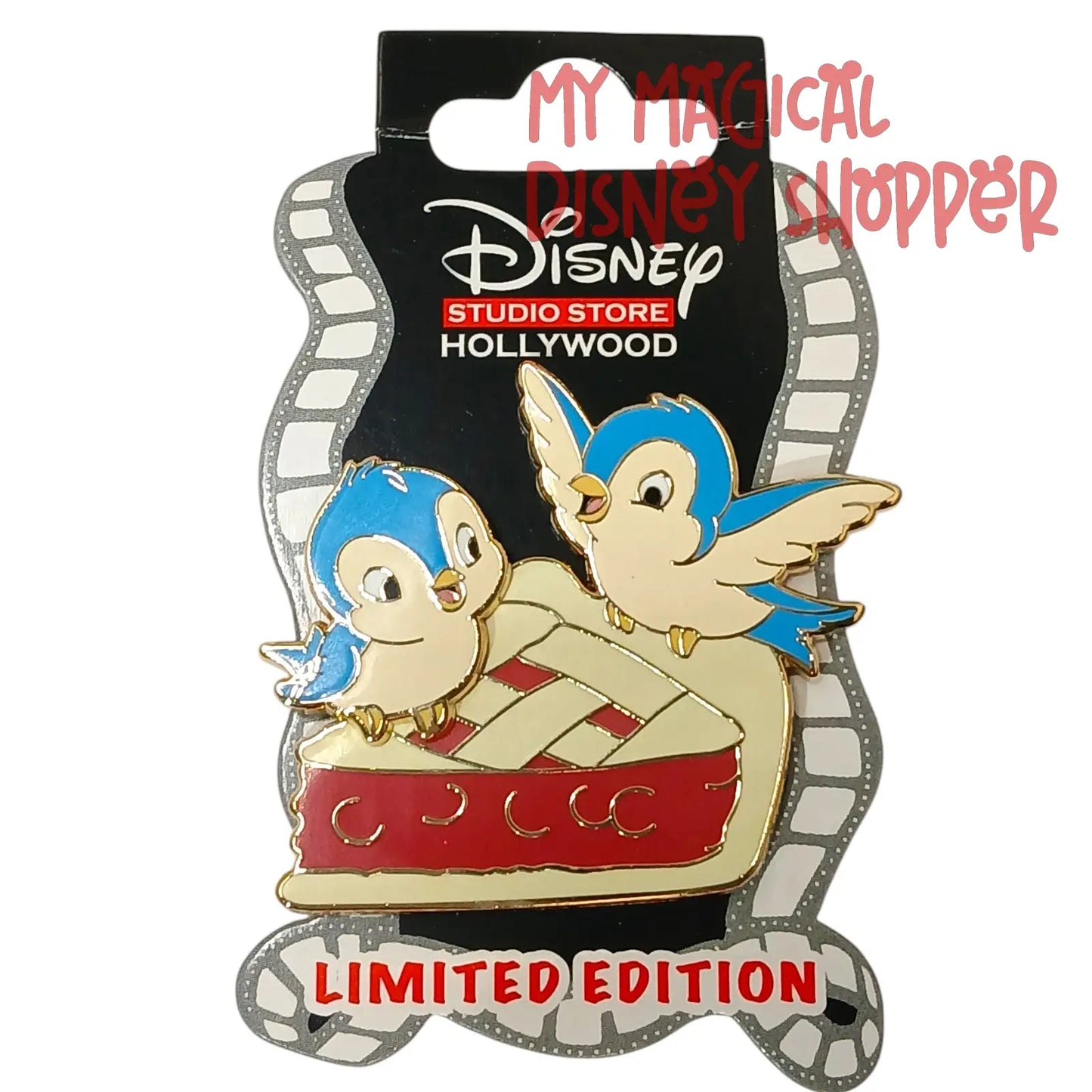 DSSH - Snow White Birds on Pie Slice - Feathered Series - D23 Expo 2024 - Limited Edition