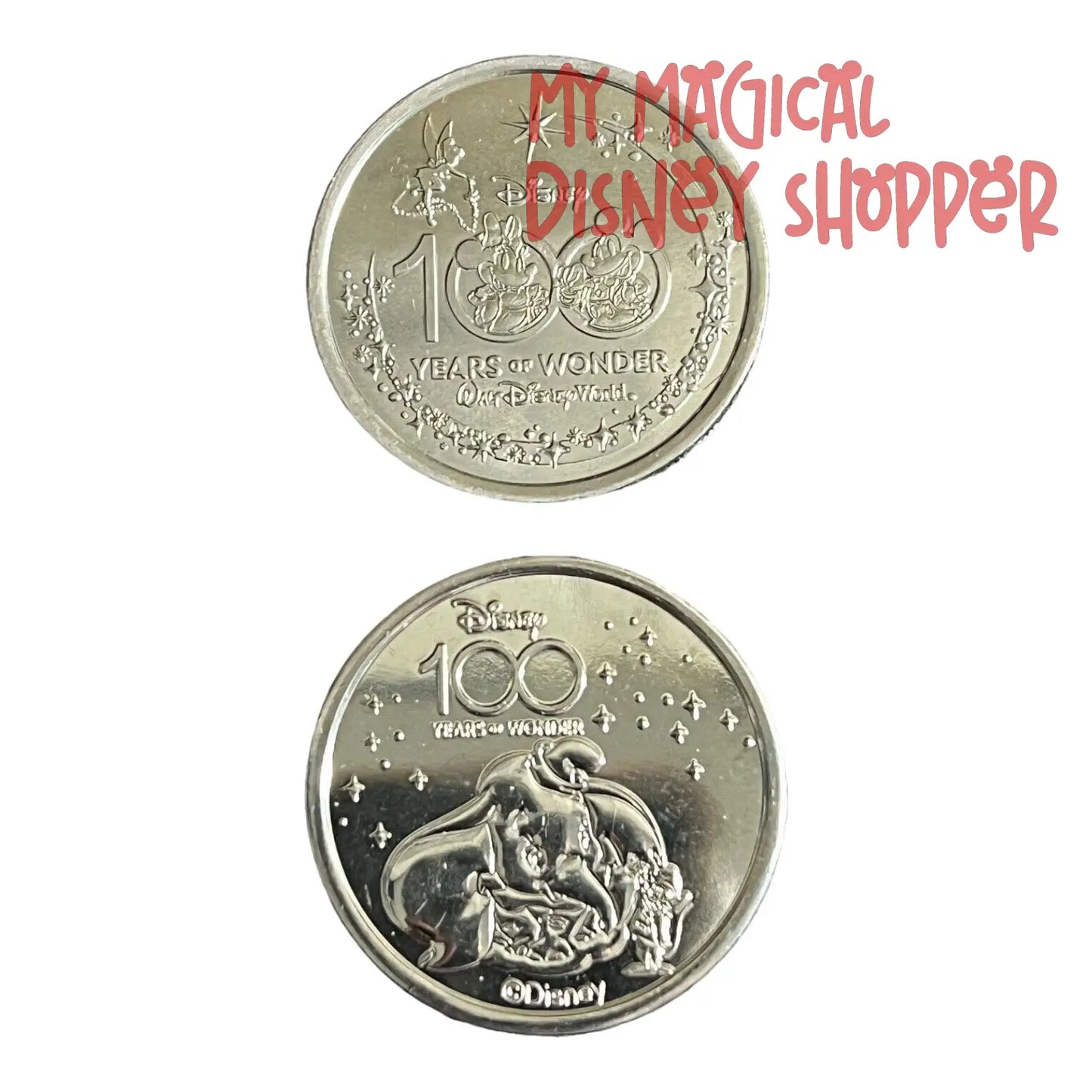 Dumbo Disney 100 Silver Medallion