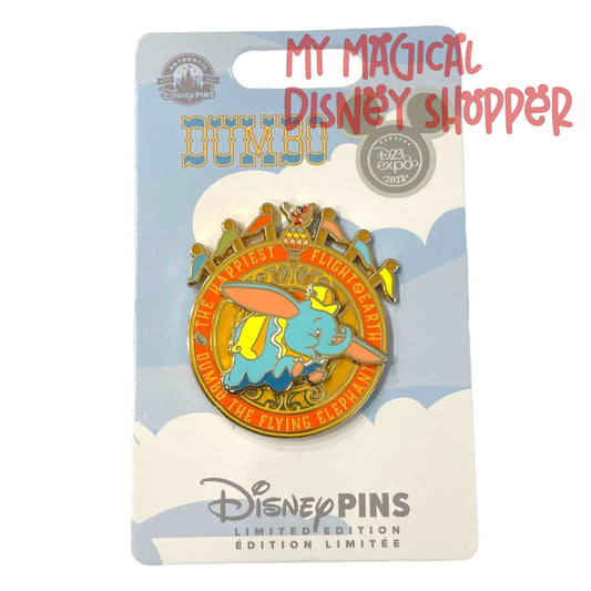 Dumbo The Flying Elephant Flags D23 Pin - Limited Edition