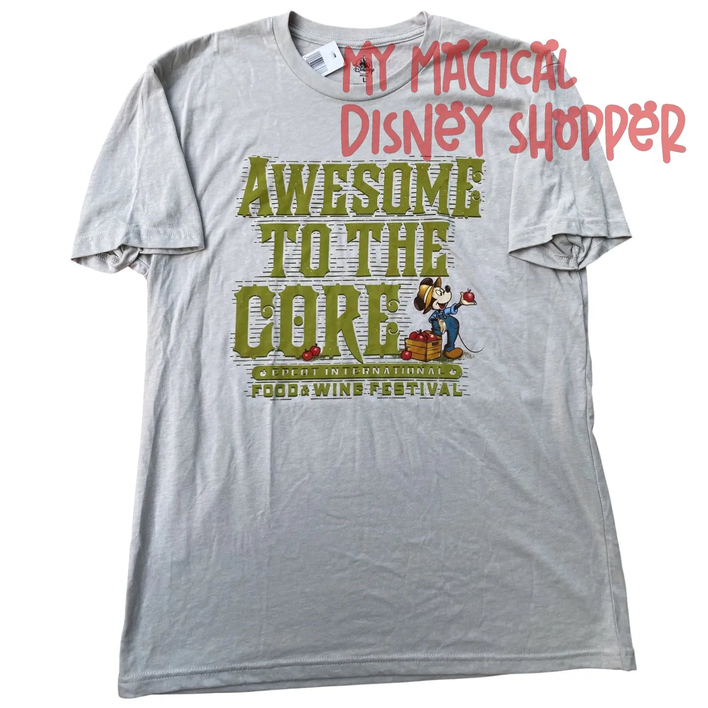 Epcot 2021 International Food & Wine Festival Awesome to the Core Shirt - Adult Unisex Size Small