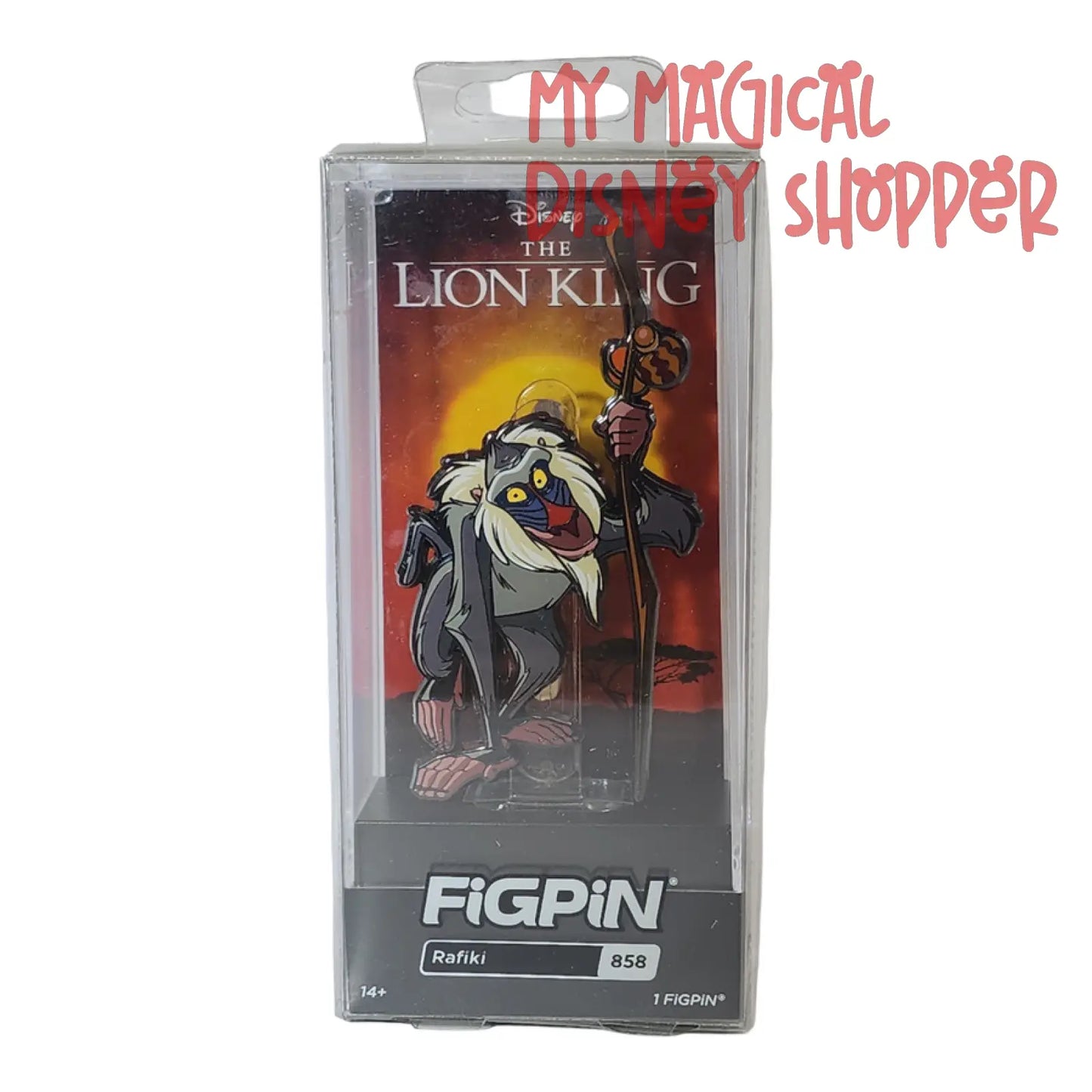 FiGPiN The Lion King Rafiki 2022 D23 Expo Exclusive Pin #858 - LE 1500