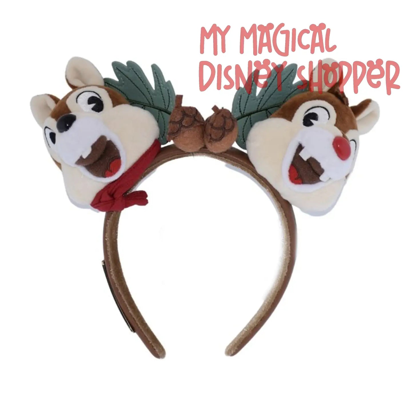 Disney Fort Wilderness Campgrounds Chip & Dale Headband 🏕️🐿️