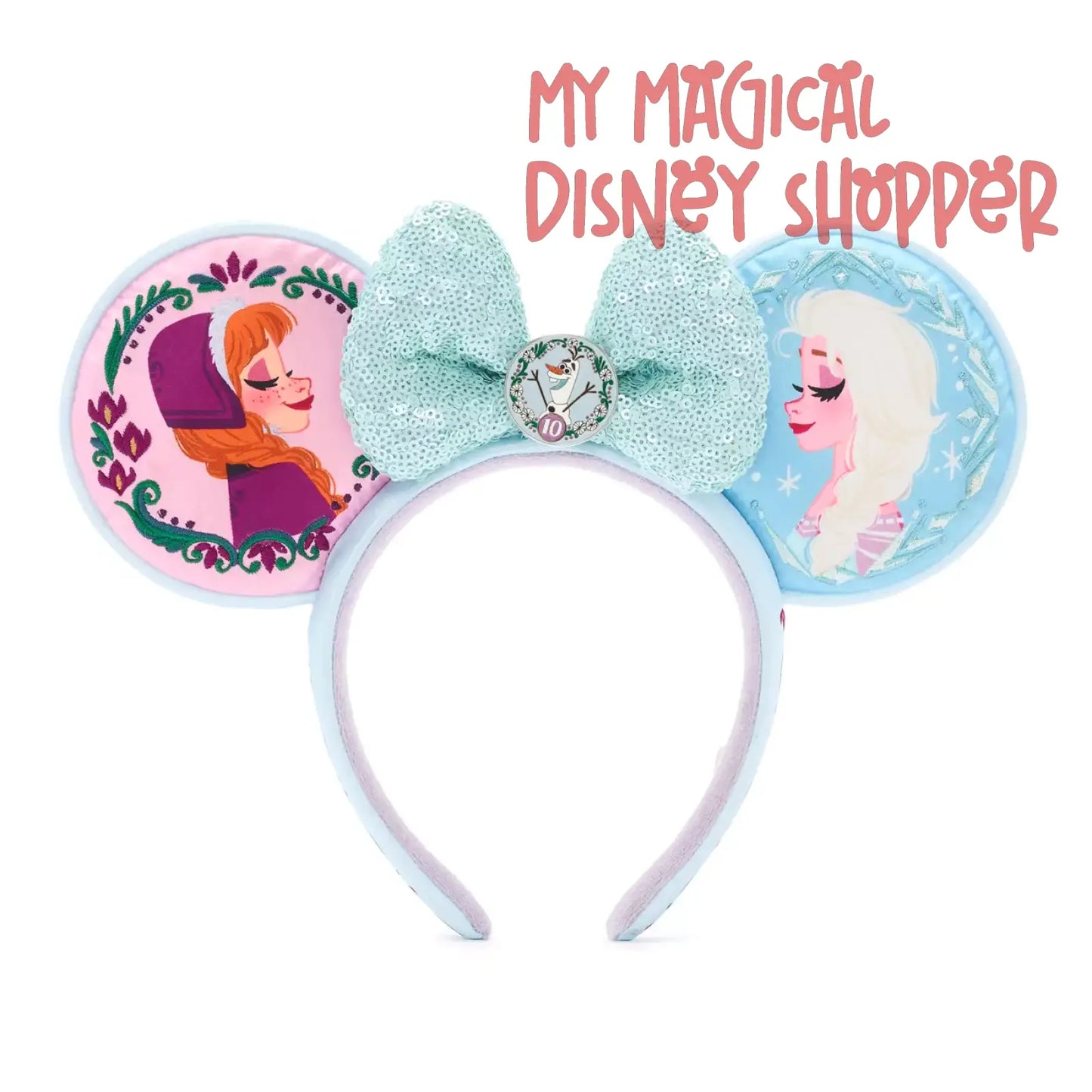 Frozen 10th Anniversary Ears Headband for Adults