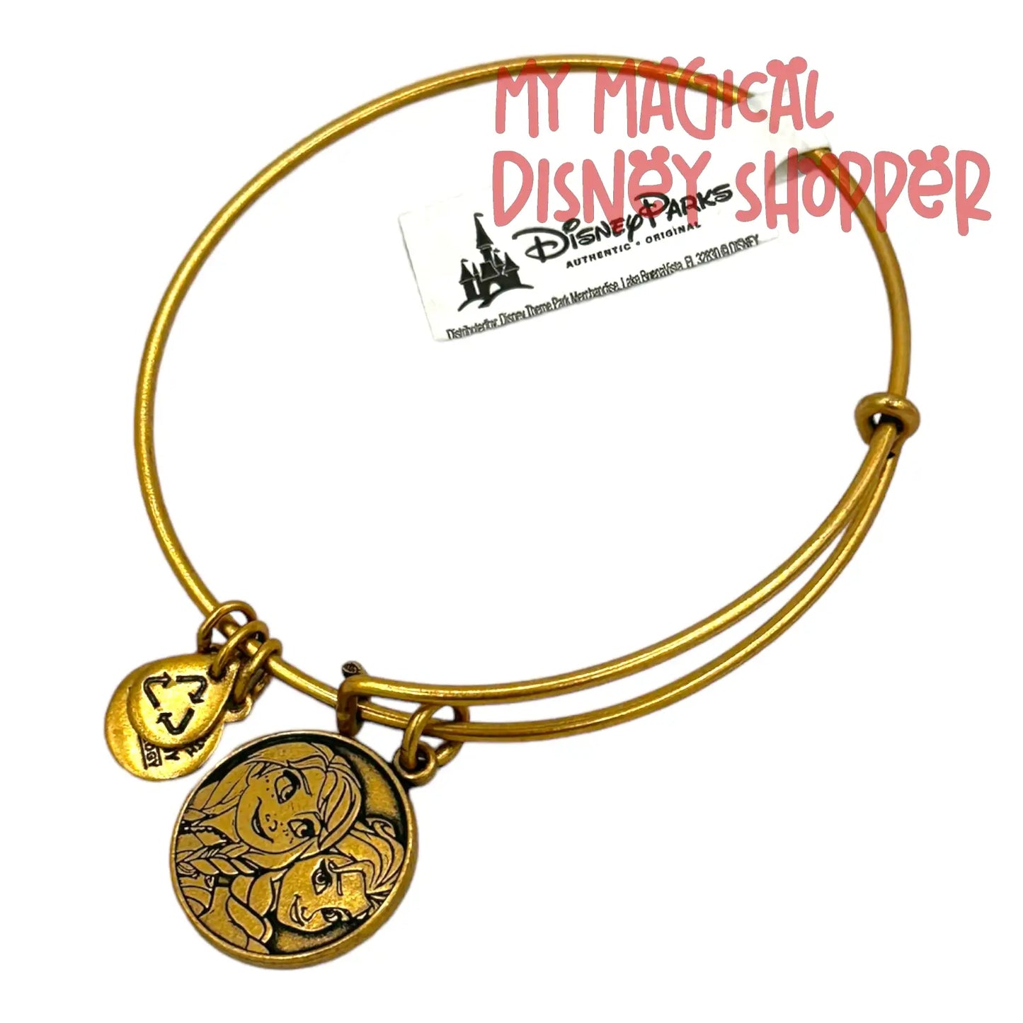 Frozen Anna and Elsa Alex and Ani - Gold Bracelet