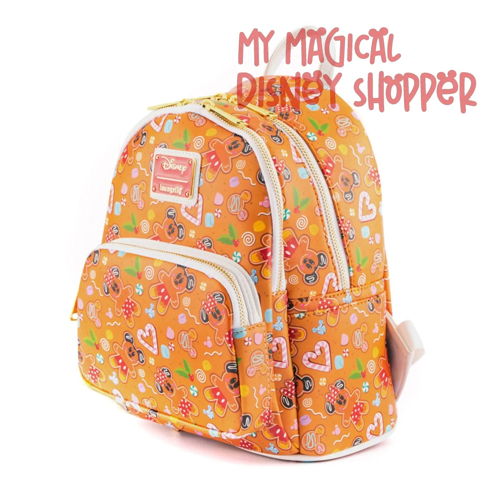 Gingerbread Mickey And Minnie Mouse Mini Loungefly Backpack – My Magical WDW Shopper
