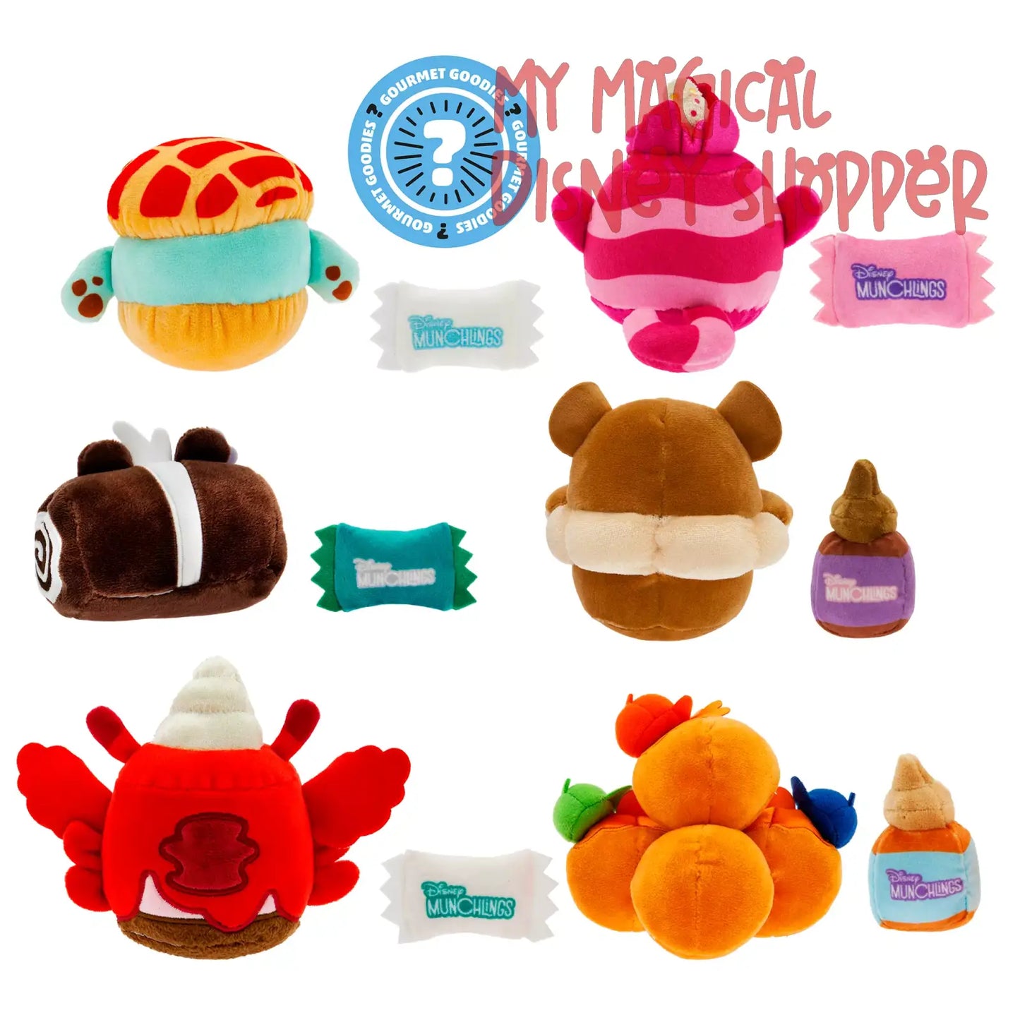 Gourmet Goodies Disney Munchlings Mystery Plush