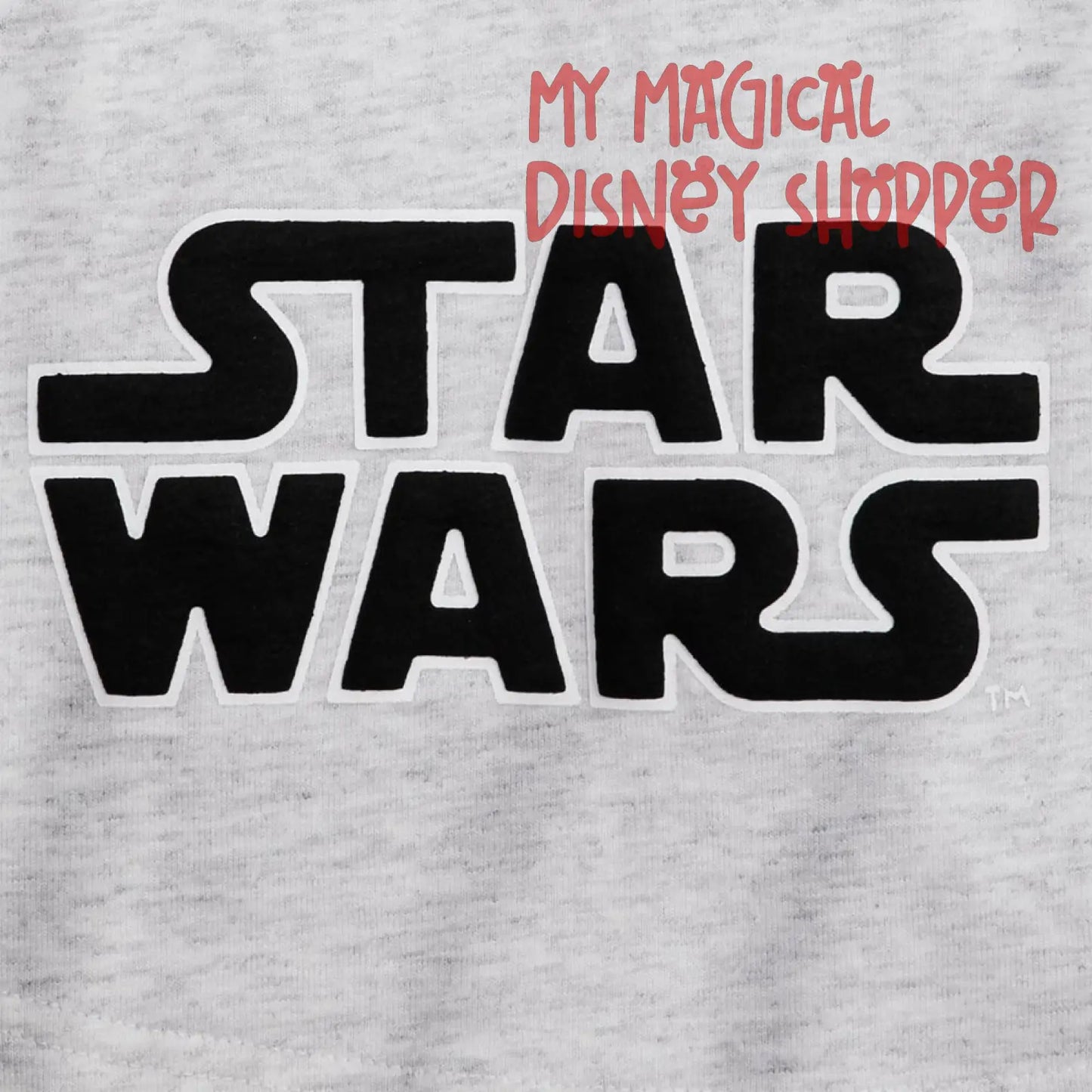 Grey Star Wars "I Love You ..." Millennium Falcon Adult Spirit Jersey