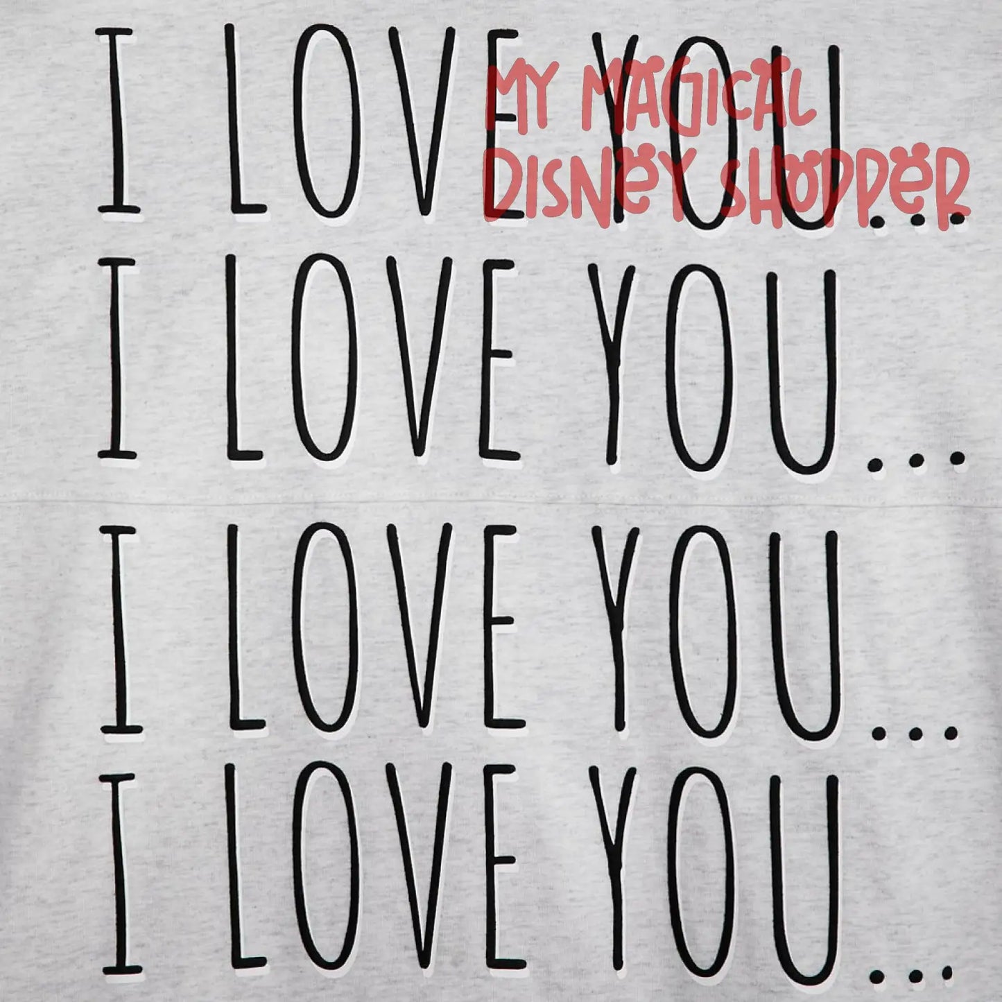 Grey Star Wars "I Love You ..." Millennium Falcon Adult Spirit Jersey