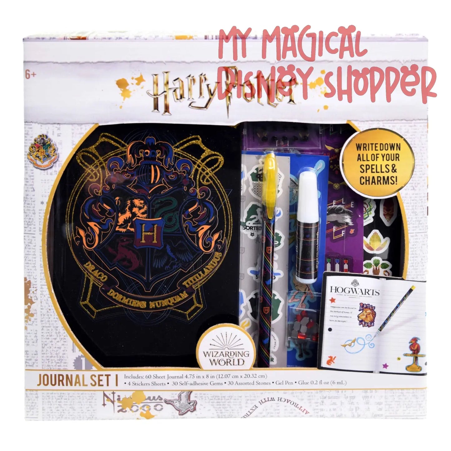 Harry Potter Sparkling Journal Set