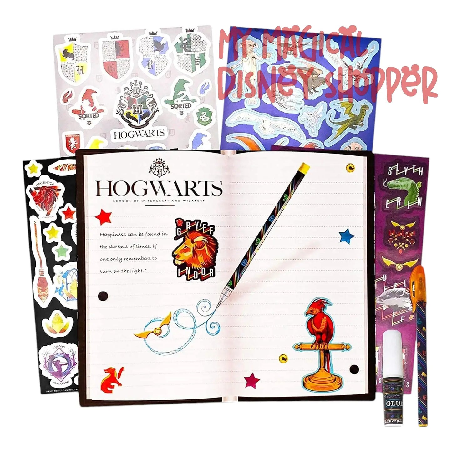 Harry Potter Sparkling Journal Set