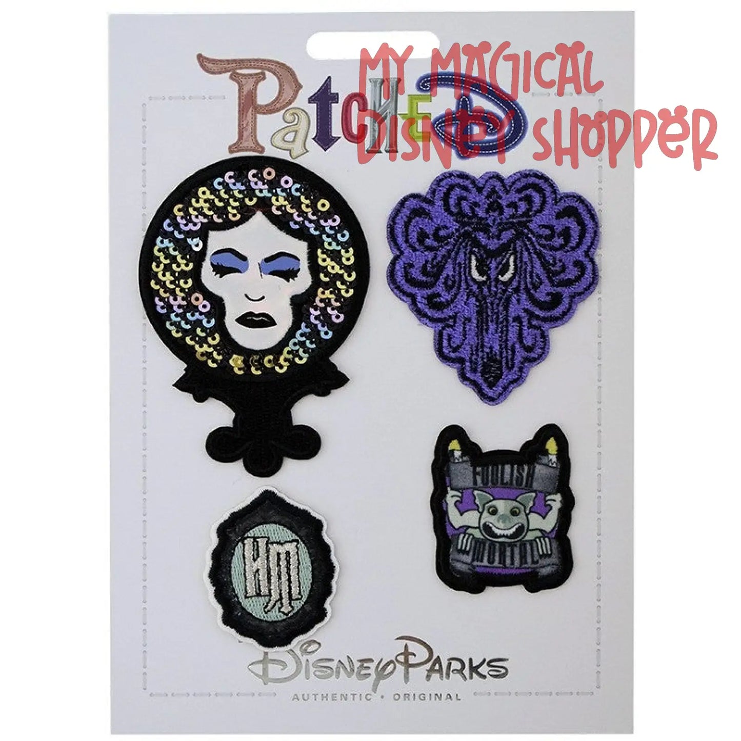 Haunted Mansion Madame Leota - 4 Pack Disney Iron On Patch