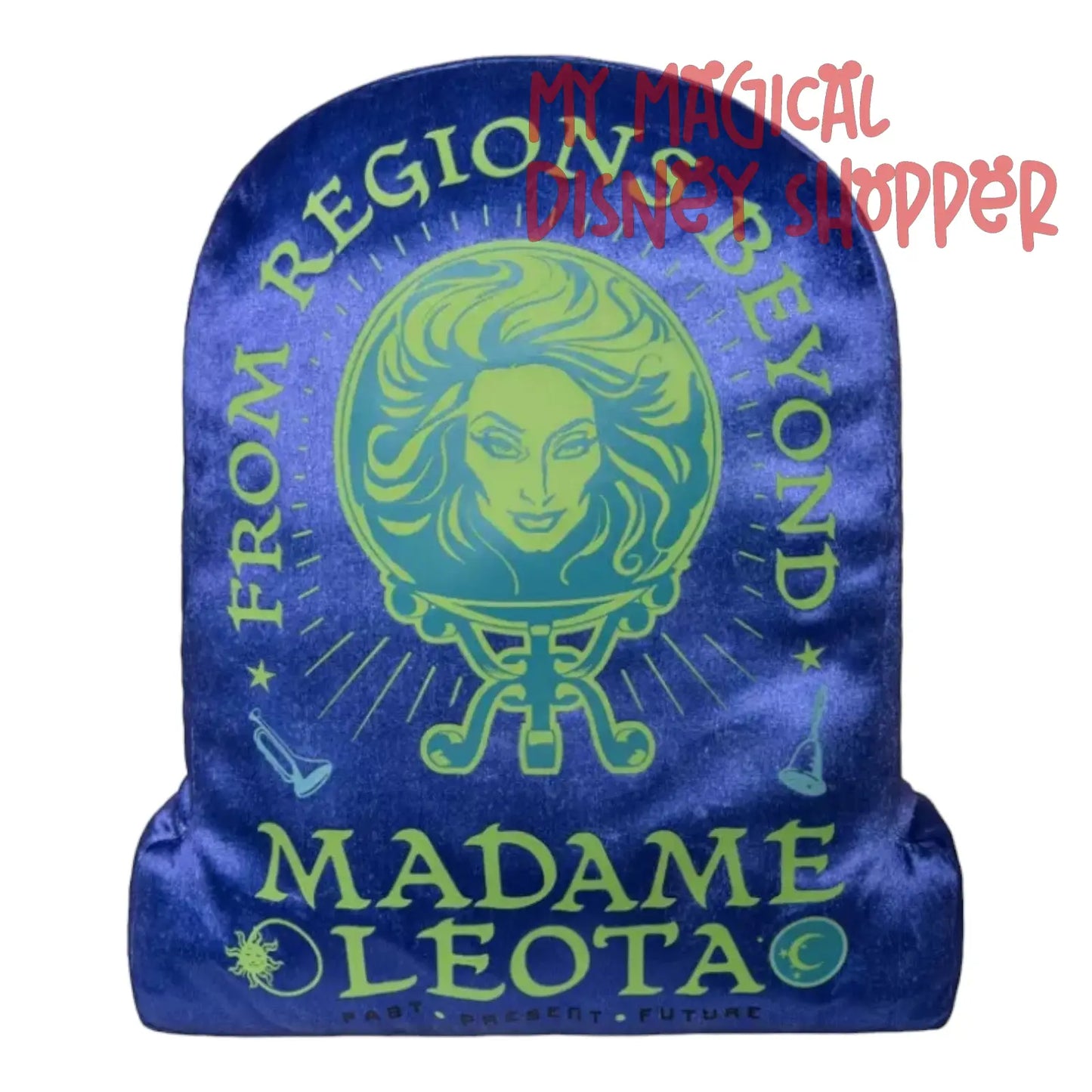 Haunted Mansion Madame Leota Tombstone Cushion Pillow