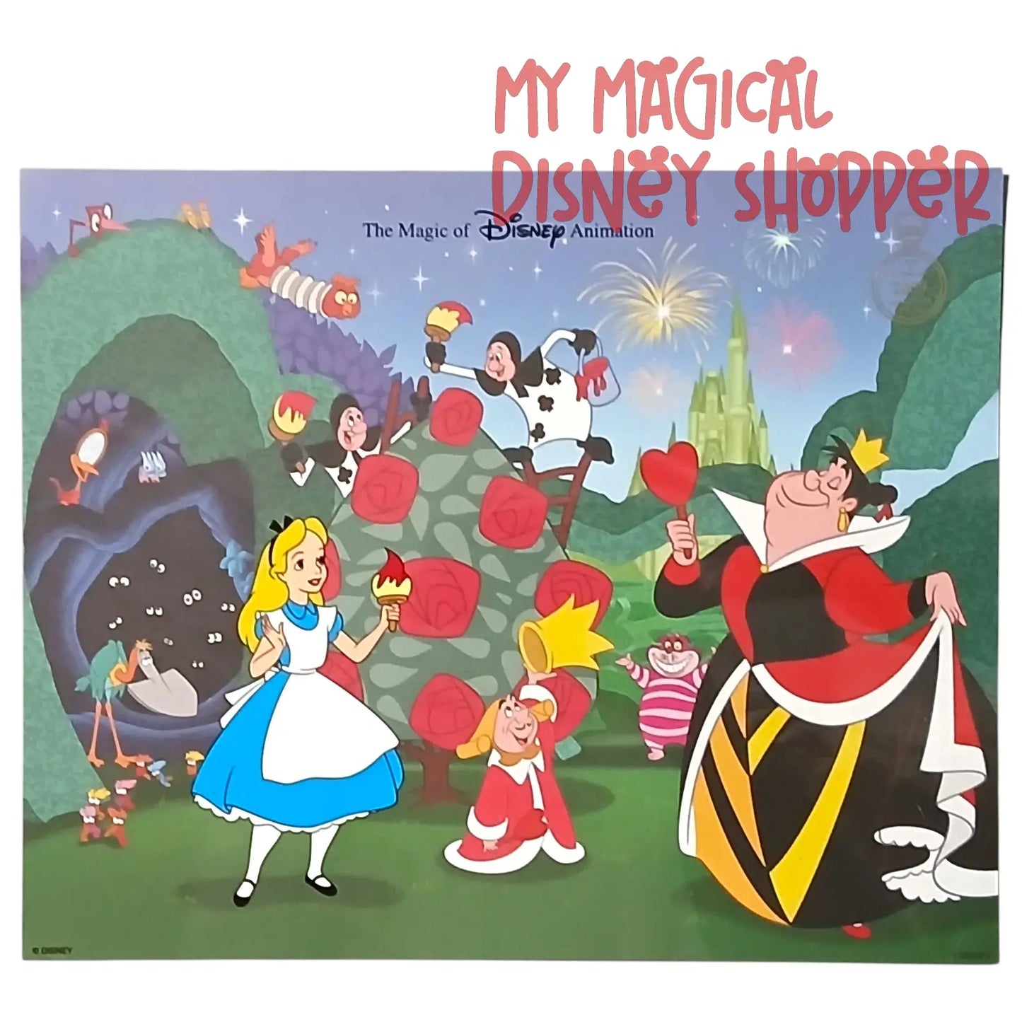 2009 Disney Animation Alice in Wonderland Ink & Paint Cel ๐จ๐