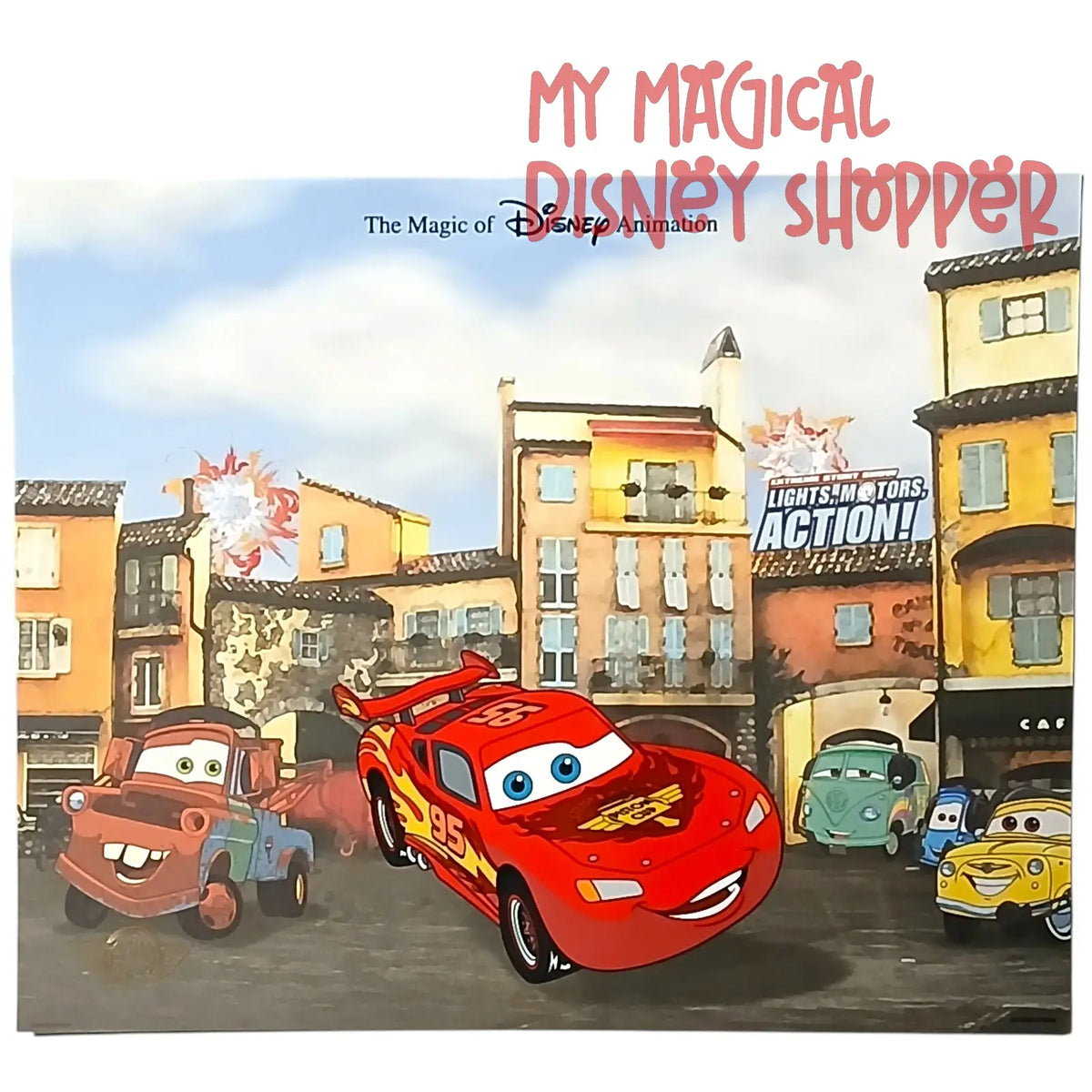 2011 Disney Animation Ink & Paint Cel – Lightning McQueen from Cars 🚗🎨