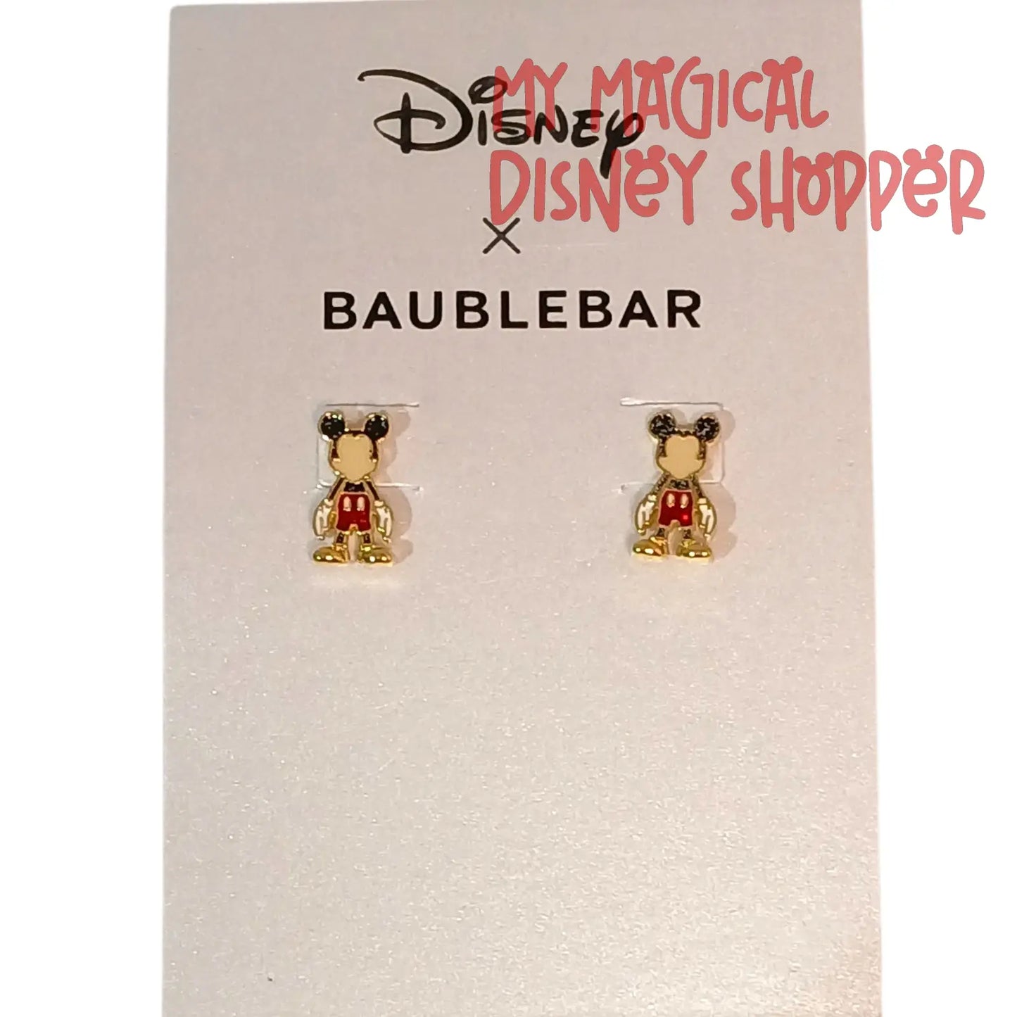 Baublebar X Disney Mickey Mouse Stud Earrings