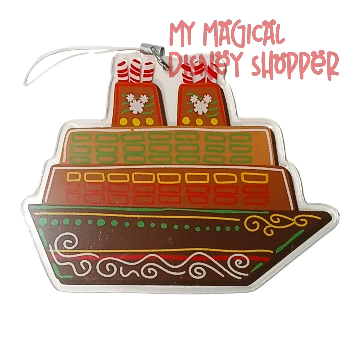 Disney Cruise Line Gingerbread Ship Ornament – Magic Maker Marketplace 🚢🍪🎄✨