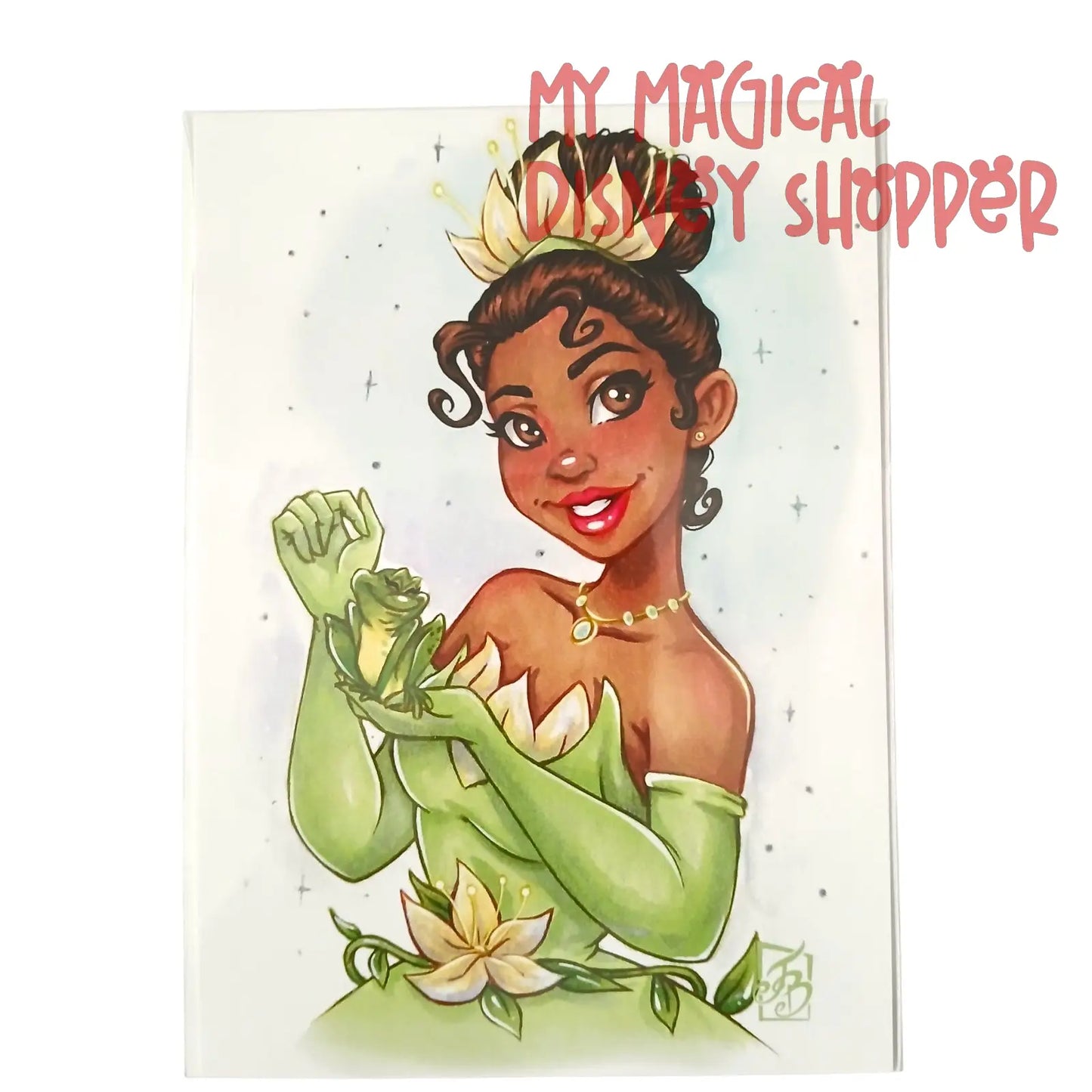 Princess Tiana and the Frog Artwork 🎨👑🐸