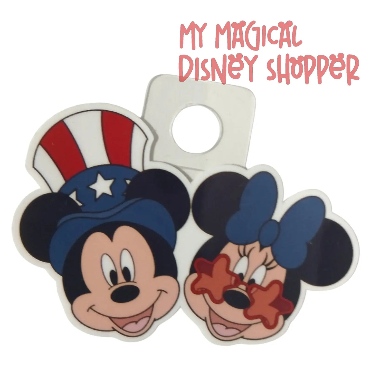 Disney Mickey & Minnie Mouse 4th of July Decal – Patriotic Disney Sticker 🇺🇸🐭✨