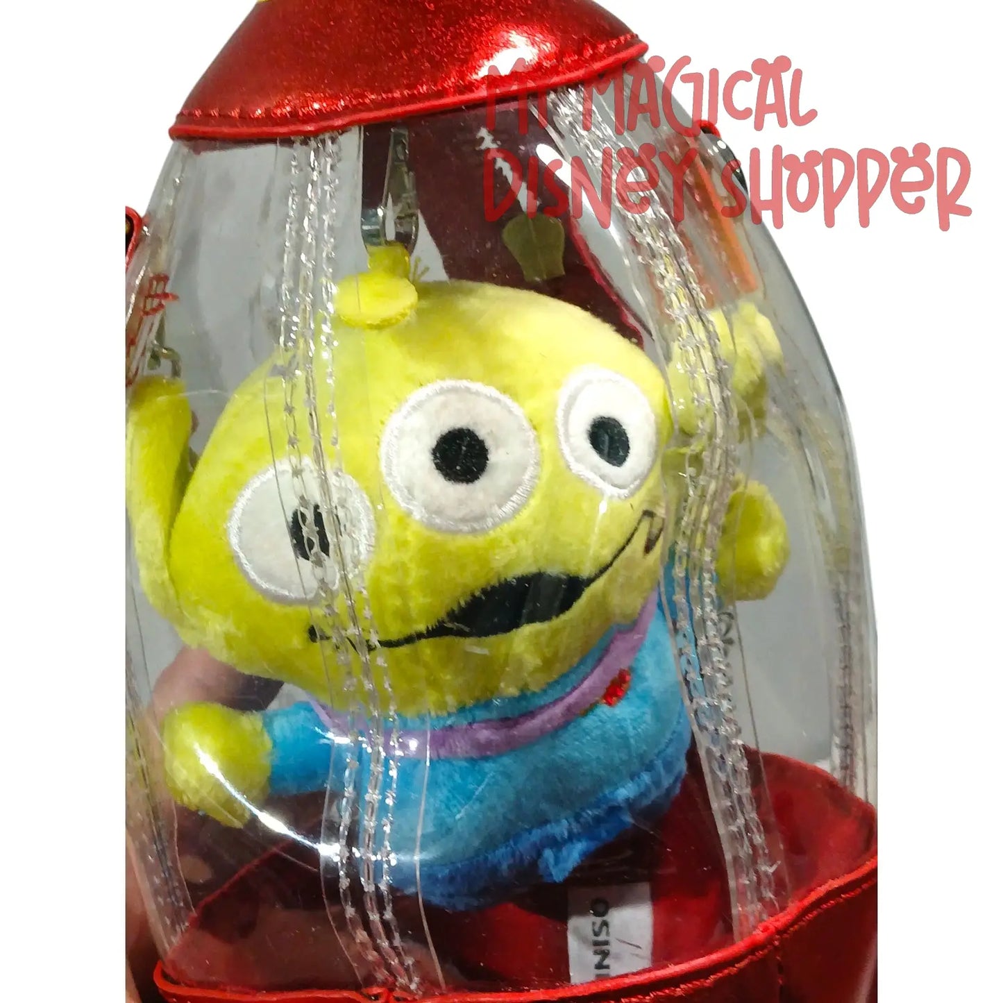 Miniso Pixar Toy Story Three-Eyed Alien Plush Rocket Crossbody 👽🚀