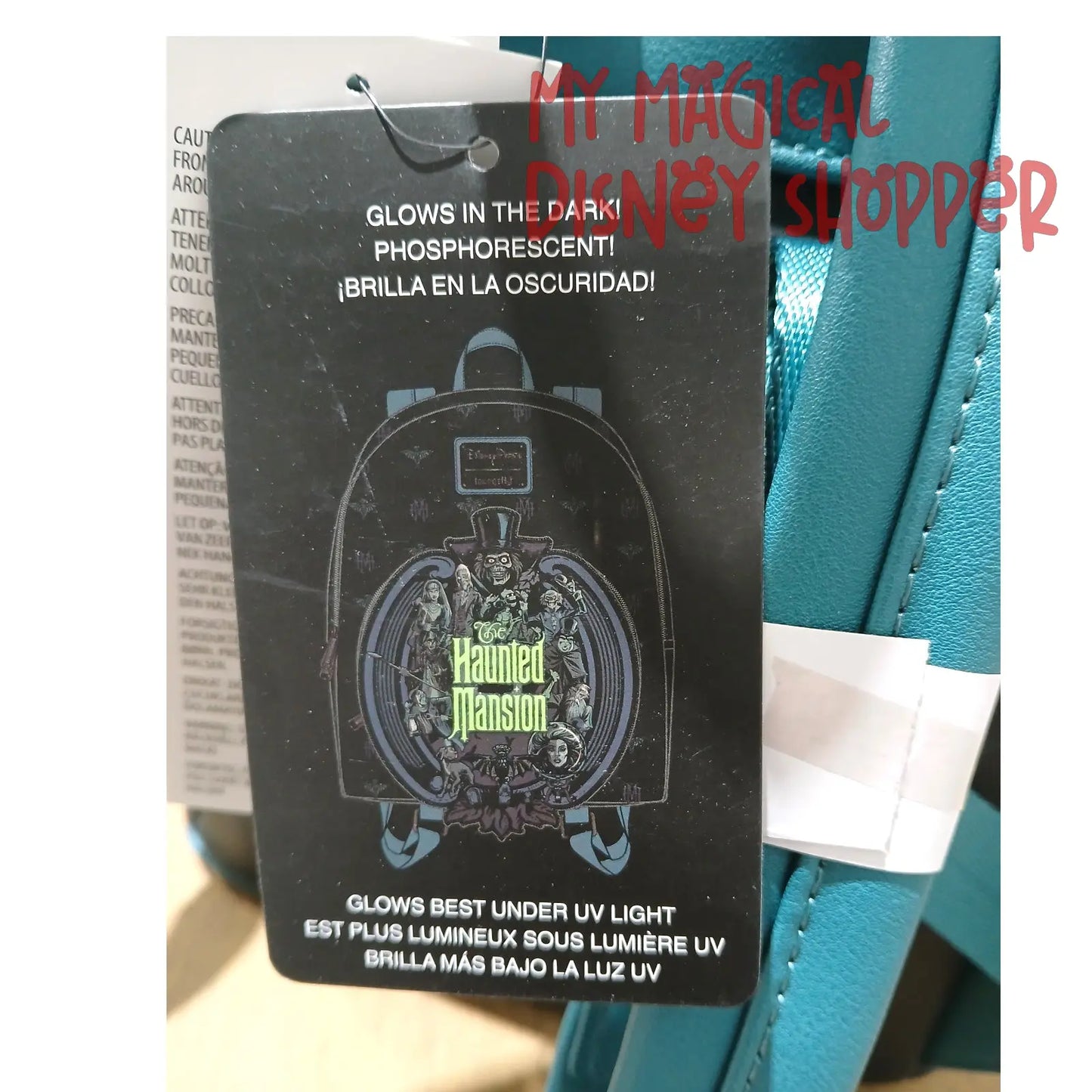 The Haunted Mansion Hitchhiking Ghosts Loungefly Mini Backpack