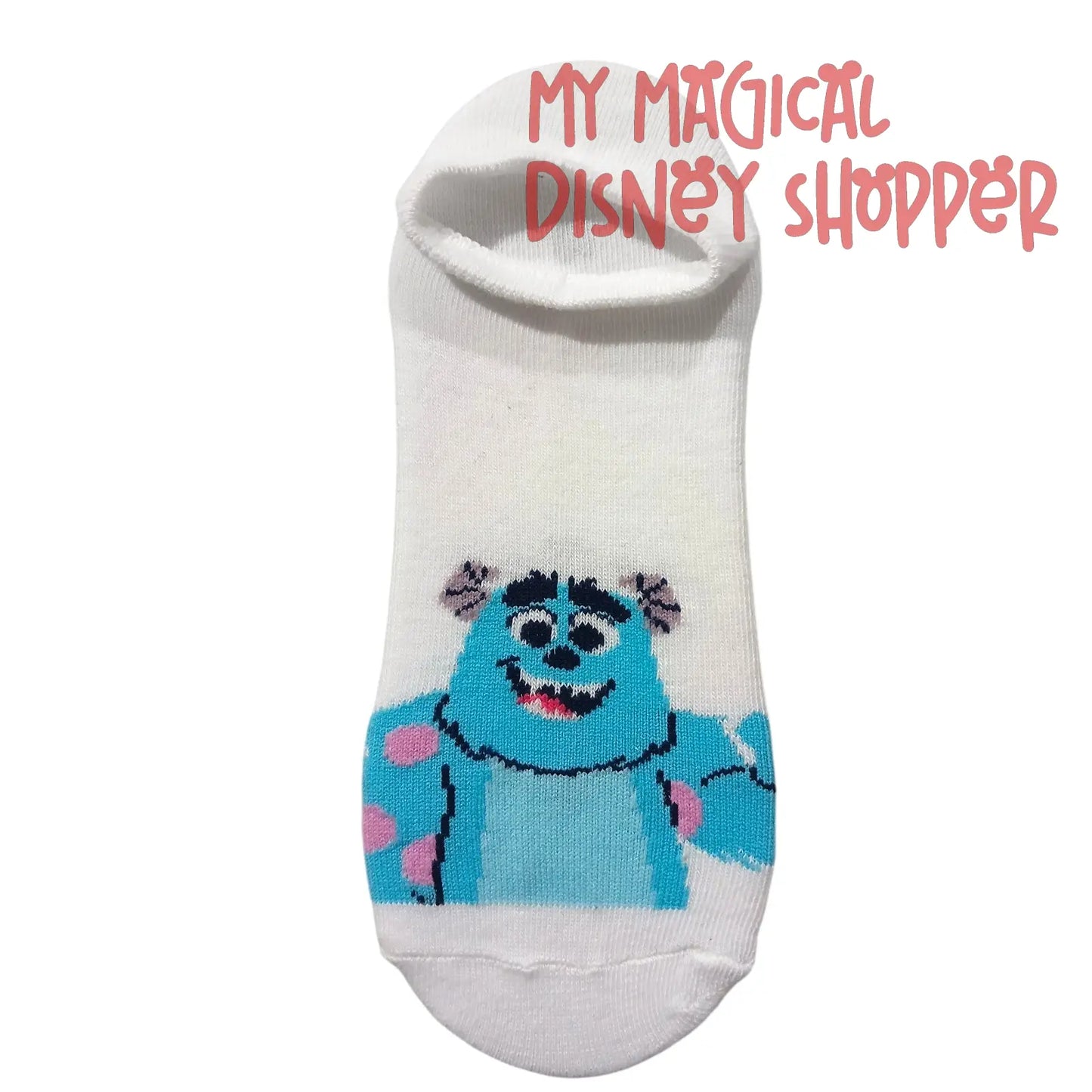 Monsters, Inc. Sulley Women’s Low-Cut Liner Socks – Size 4–10 💙🧦👾