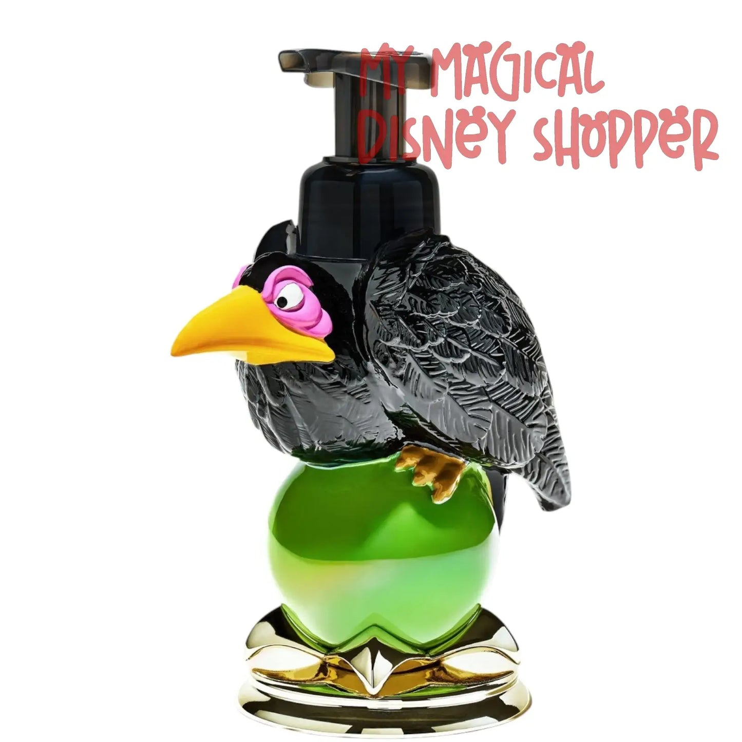 Bath & Body Works Disney Villains Maleficent Raven Crow Plus Septer Foam Hand Soap Dispenser 🐦⬛🐉