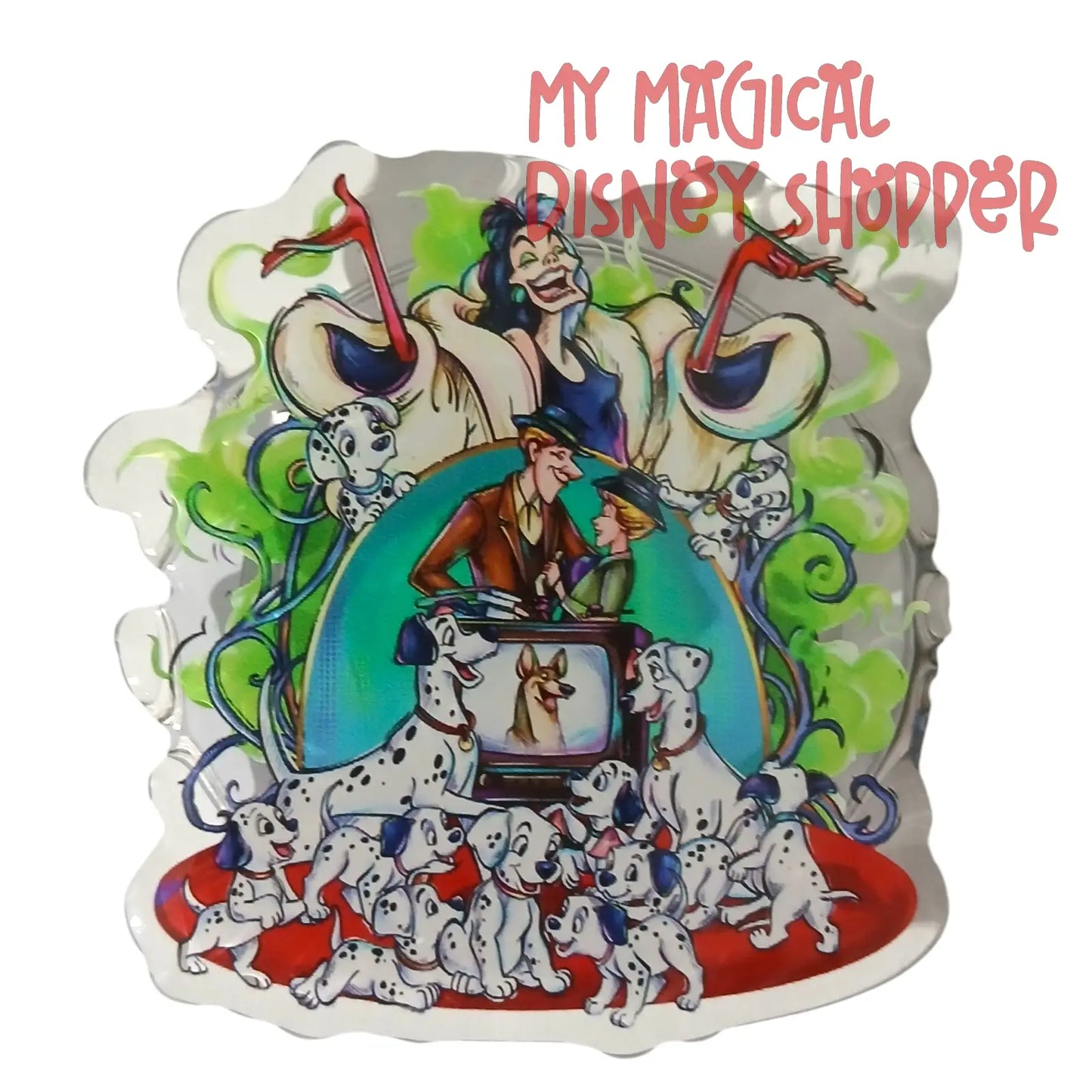 Disney-Inspired Magnetic Phone Pop Socket – 101 Dalmatians 📱✨