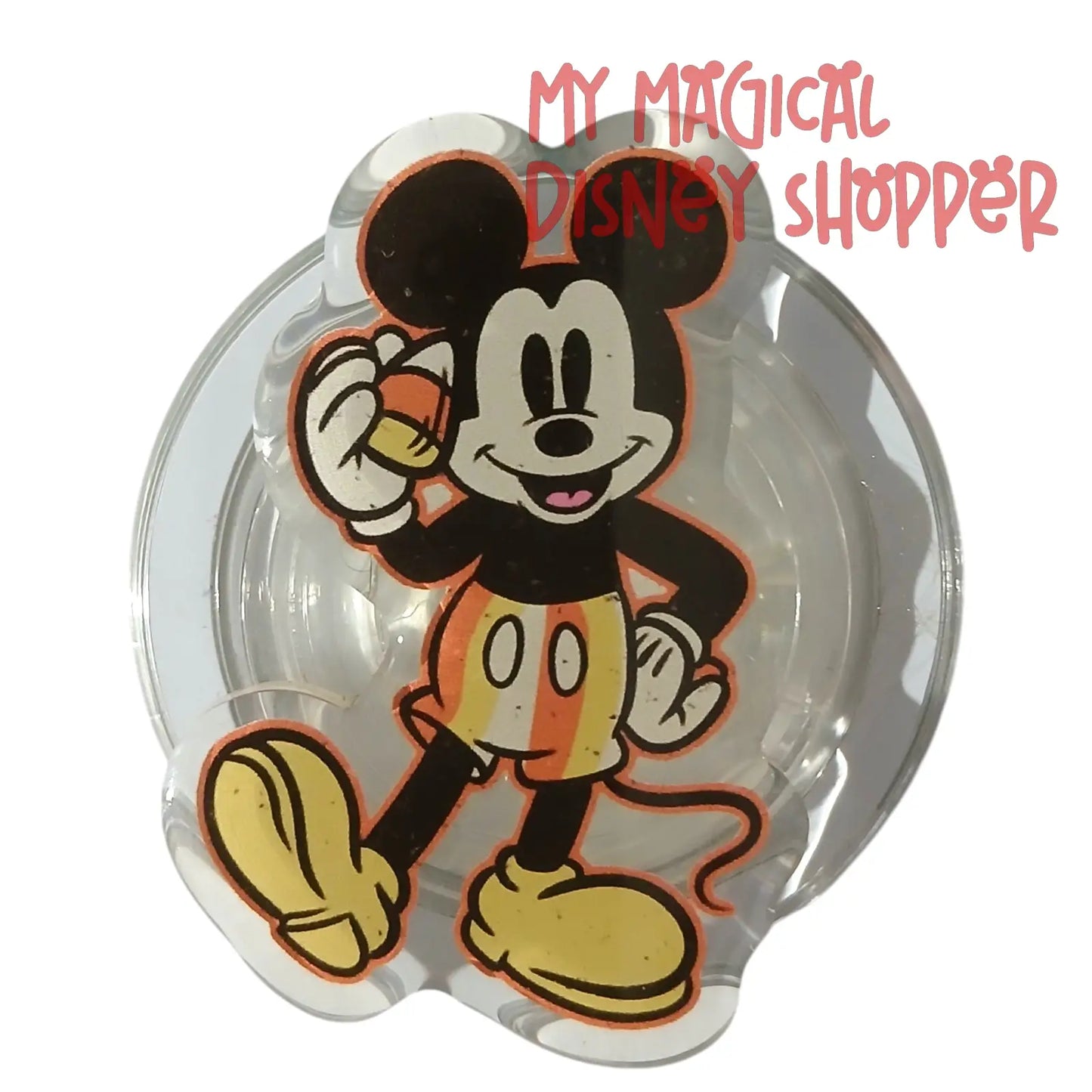 Halloween Mickey Candy Corn Magnetic Phone Pop Socket – Disney Inspired Phone Grip & Stand 🎃🍬📱