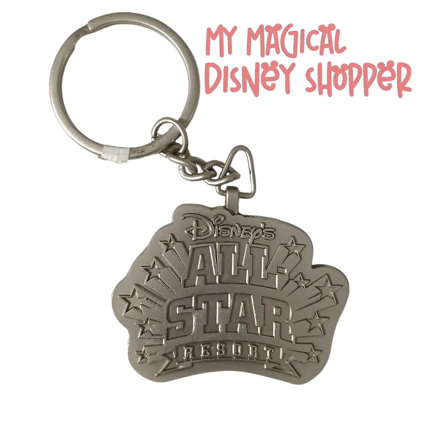 "Disney's All Star Resort" Metal Keychain