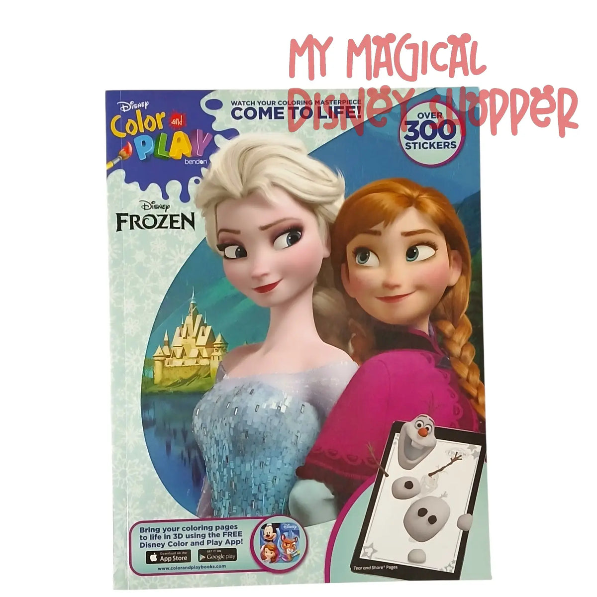 Disney Frozen Color Play Activity and Sticker Book – Coloring and Activities ❄️👑✨