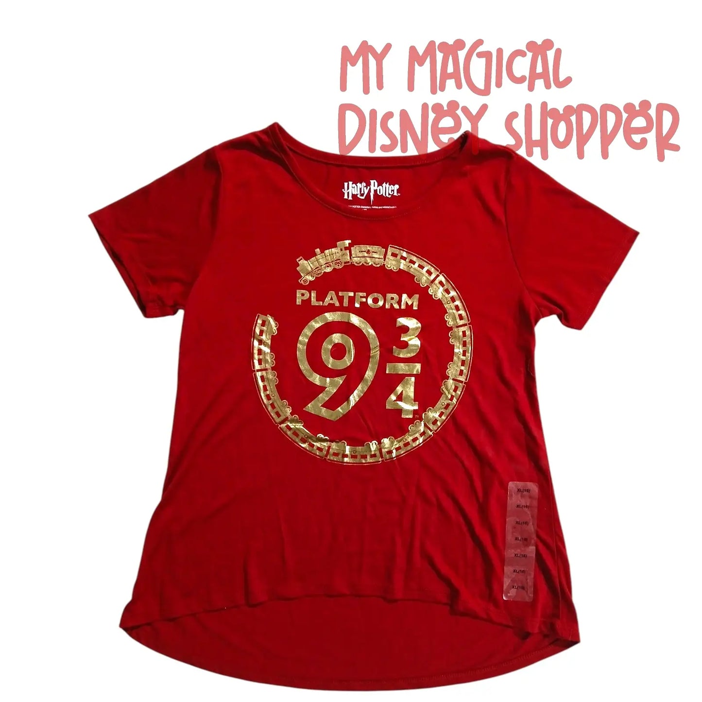 Harry Potter “Platform 9 3/4” T-Shirt – Youth XL (Size 16) ⚡🚂✨