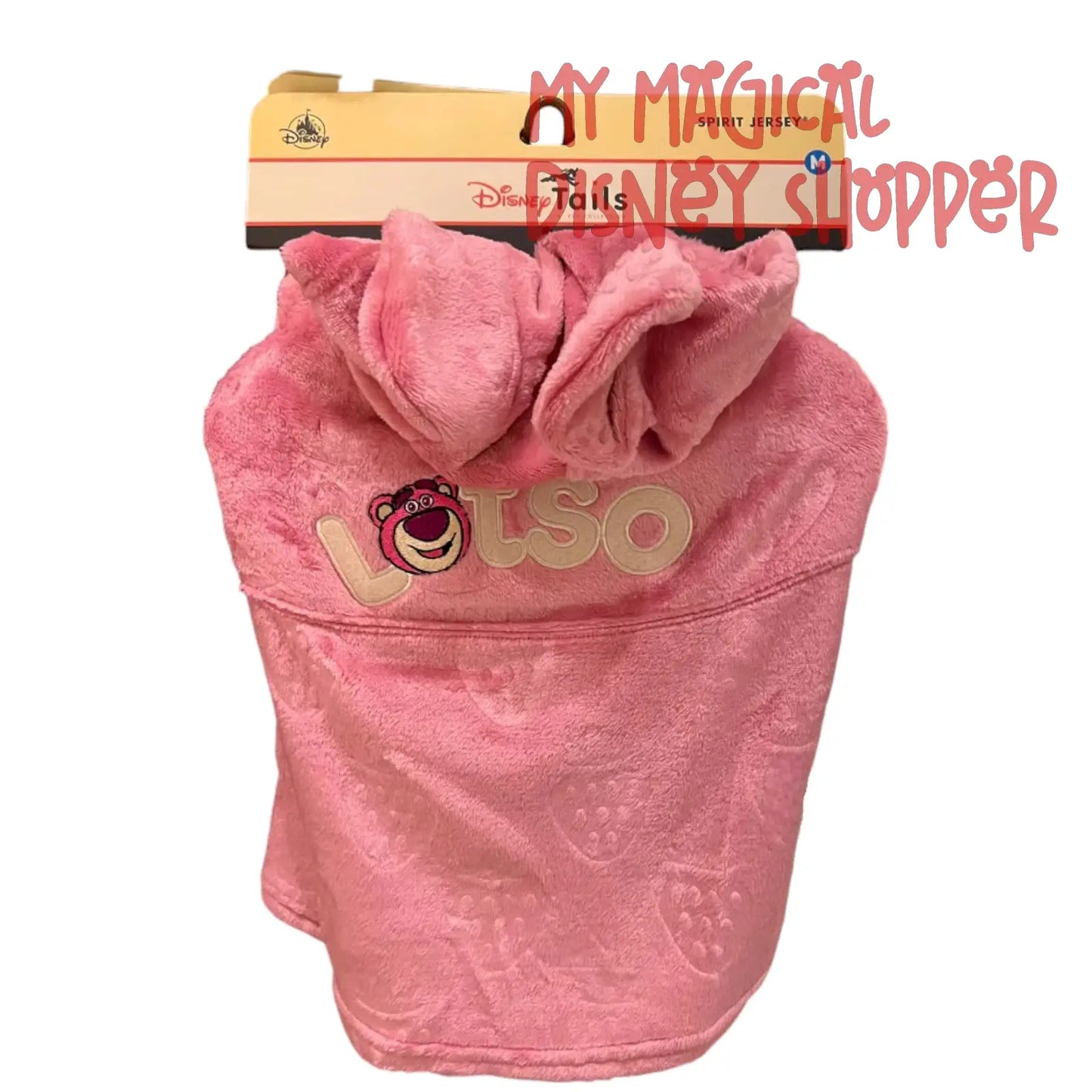 Disney Tails Lotso Bear Spirit Jersey Dog Hoodie โ Toy Story ๐ป๐๐ถ