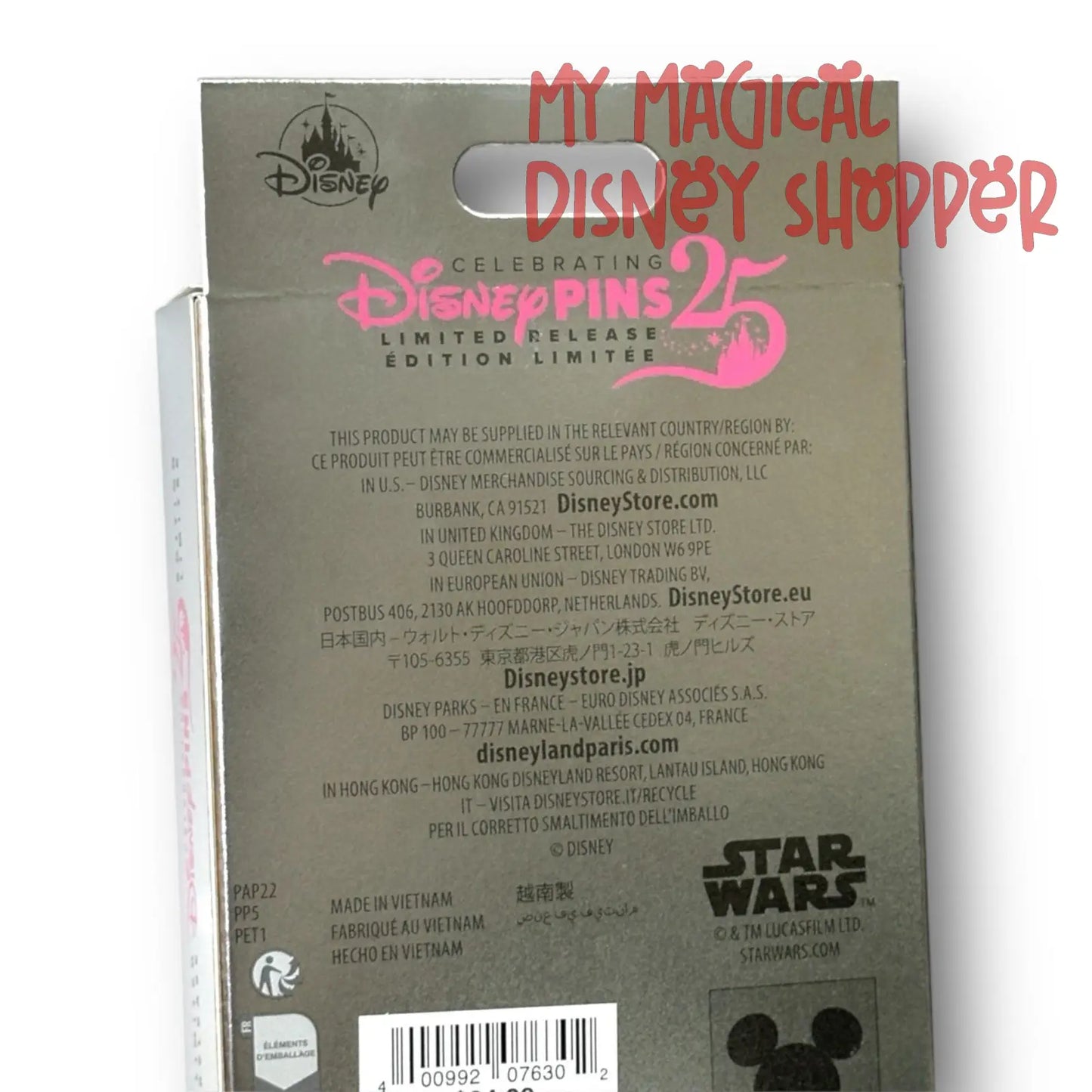 Hidden Disney Pin Trading - Celebrating 25 Years of Disney Pins - Mini Jumbo Pin