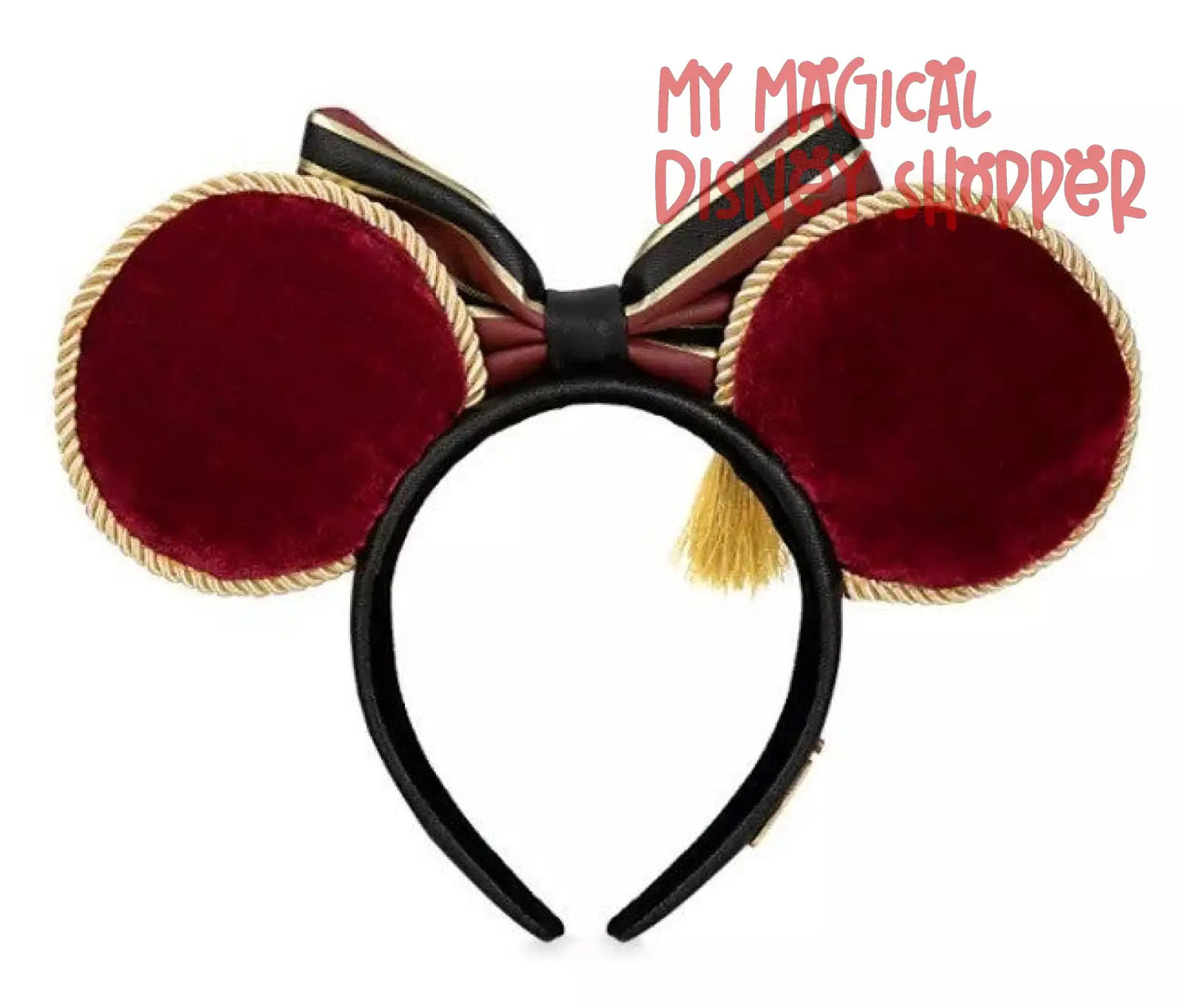 Hollywood Tower Of Terror Bellhop Minnie Ears Headband