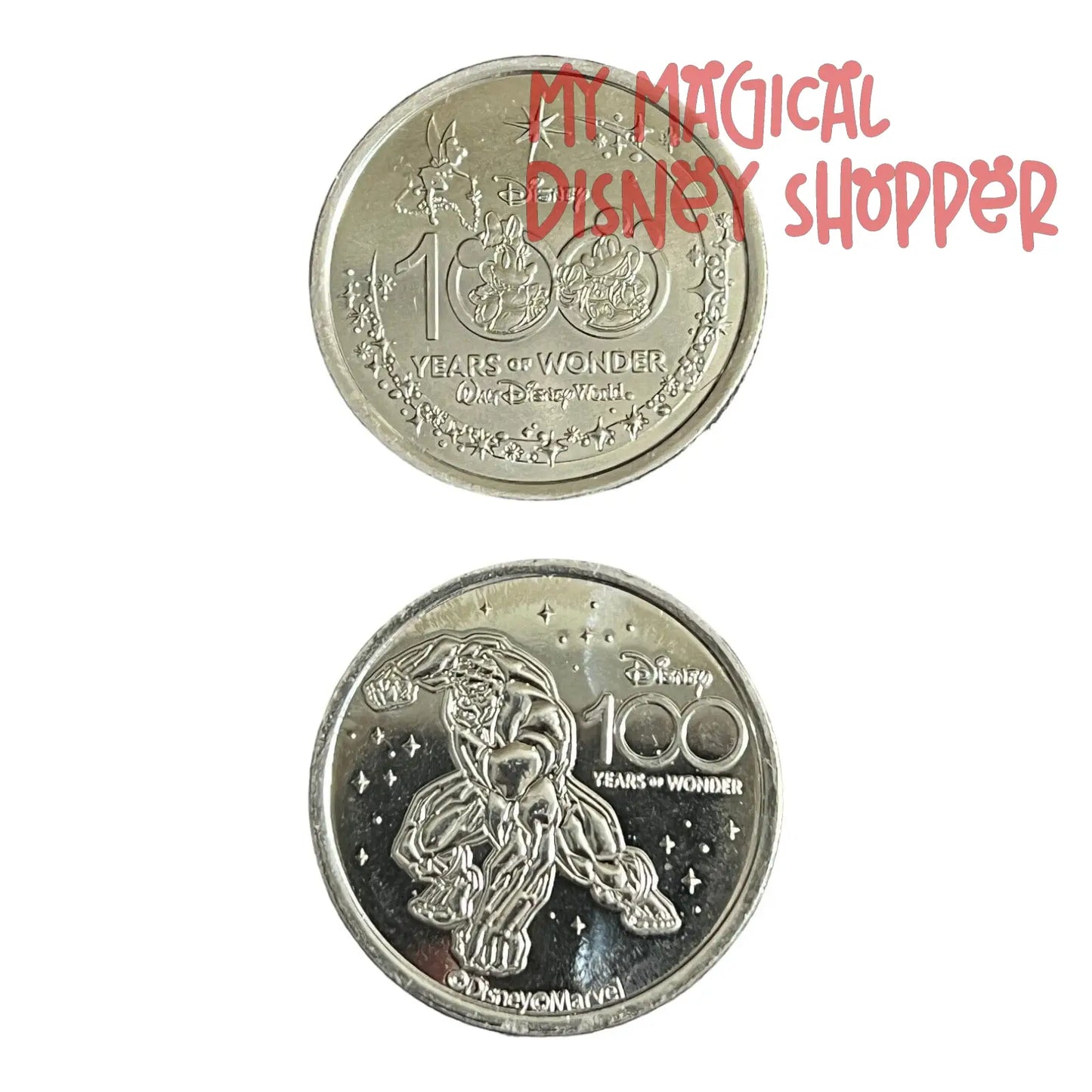 Hulk Disney 100 Silver Medallion