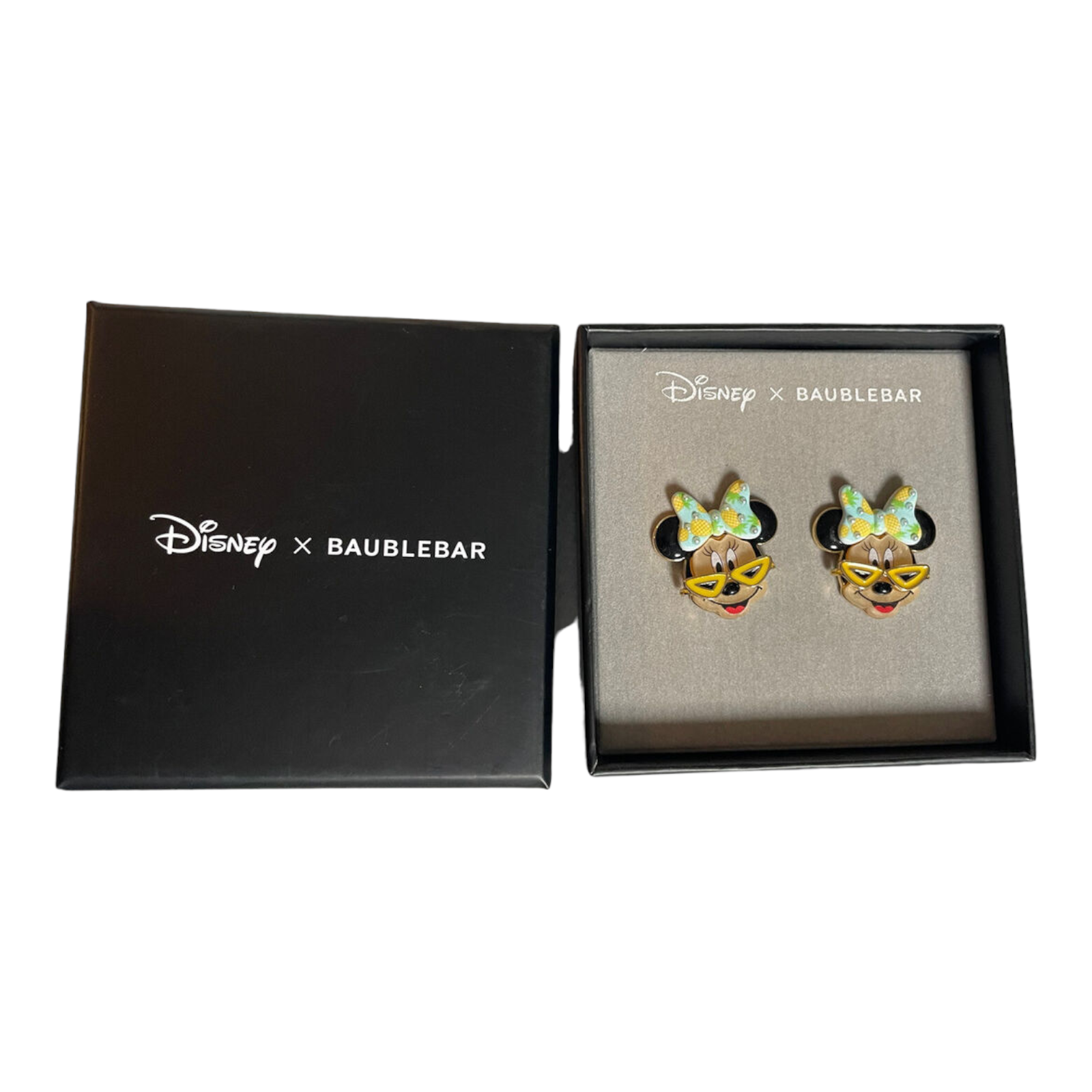 Baublebar x Disney Minnie Mouse Wearing Sunglasses Earrings