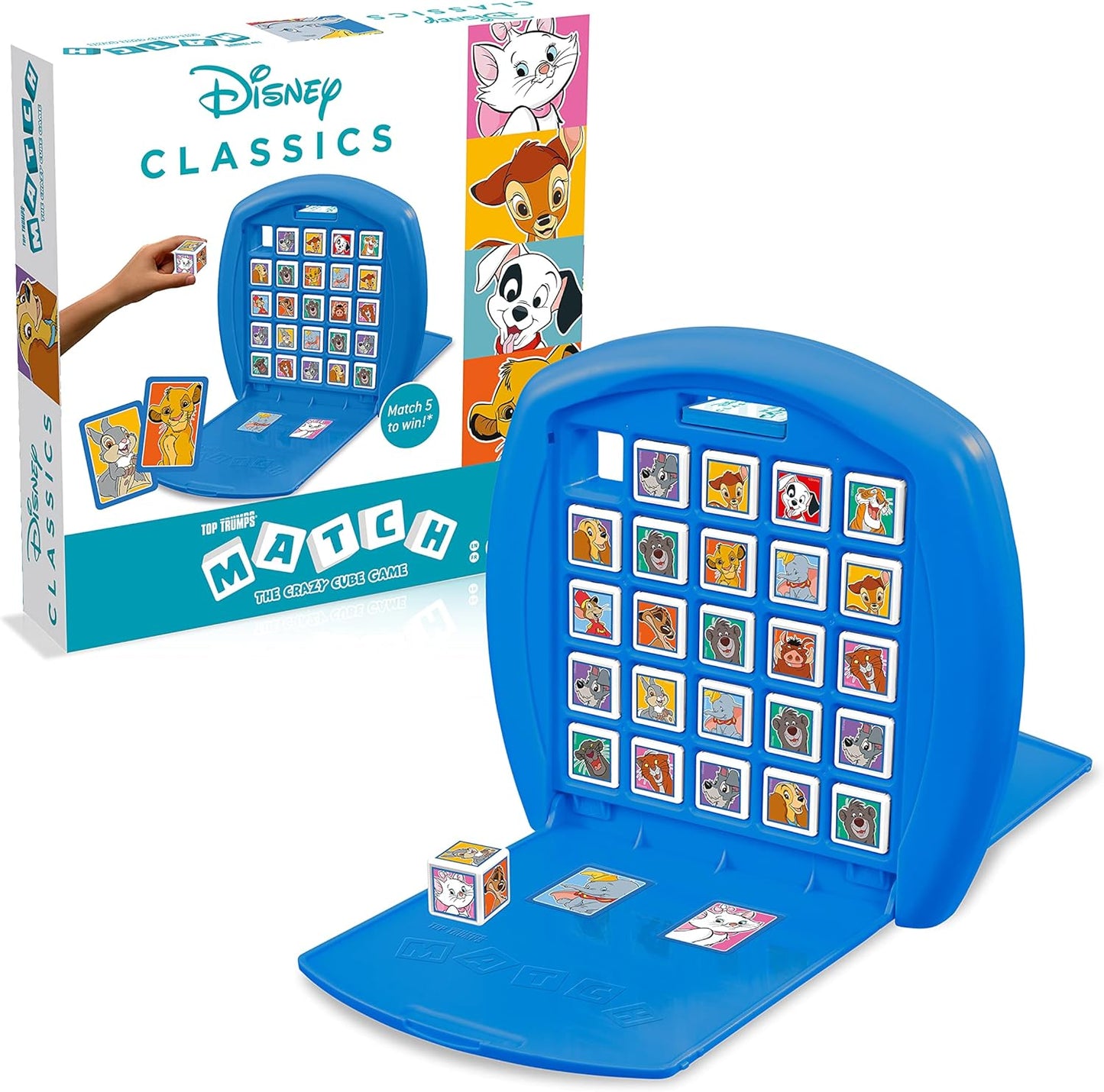 Disney Classics Animals Top Trumps Match - The Crazy Cube Game