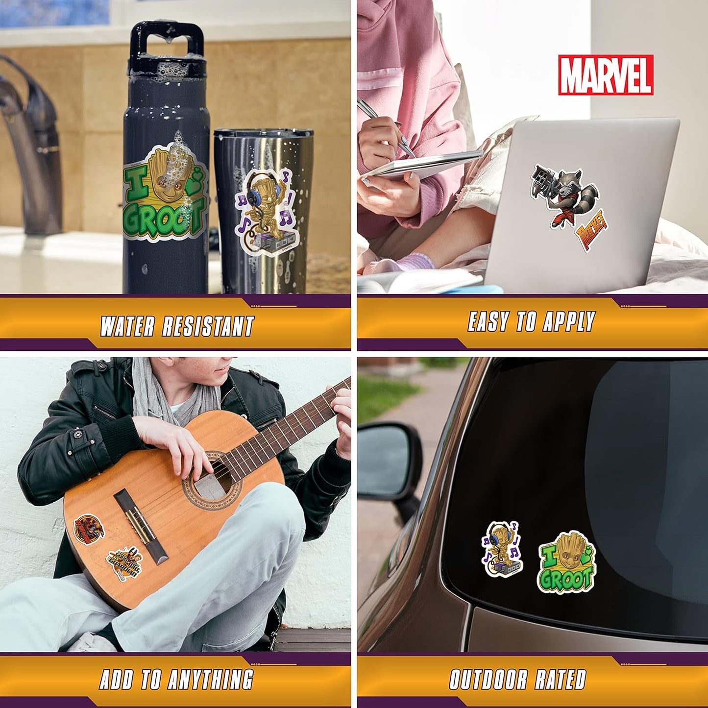 Marvel Guardians of The Galaxy Decals - Set of 9