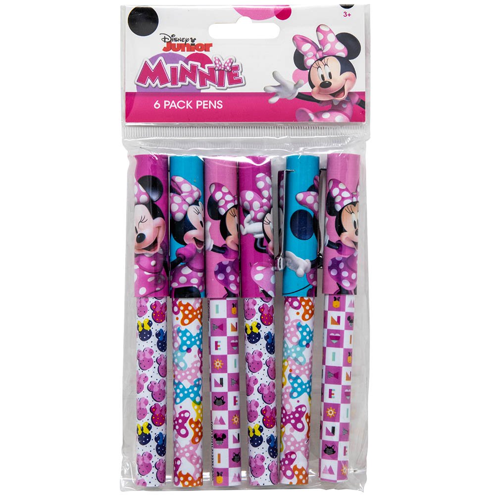 Minnie Mouse Ballpoint Pens Set, 6 Count