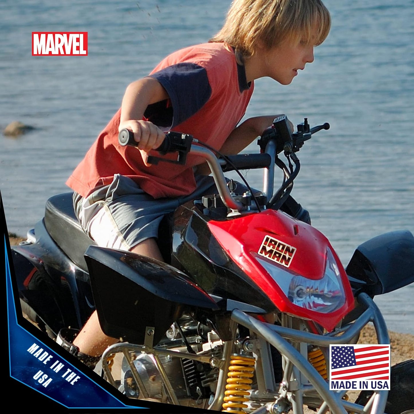 Marvel Iron Man Vinyl Waterproof Decals - Set of 3