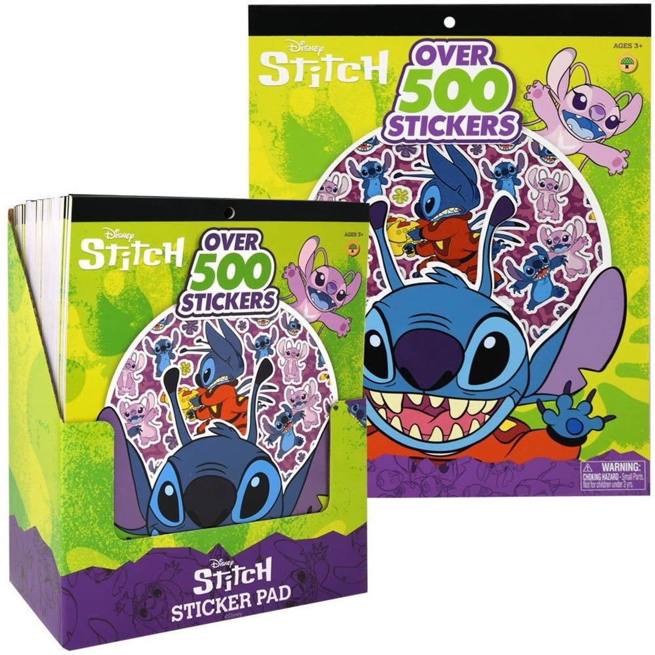 Stitch Large 6 Sheet Sticker Book with Over 500 Stickers