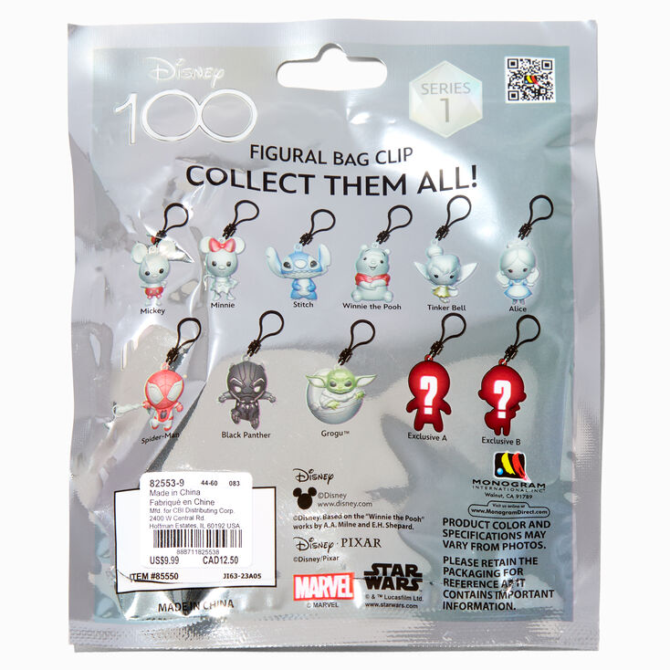 Disney 100 Figural Bag Clip Series 1 Mystery Bag