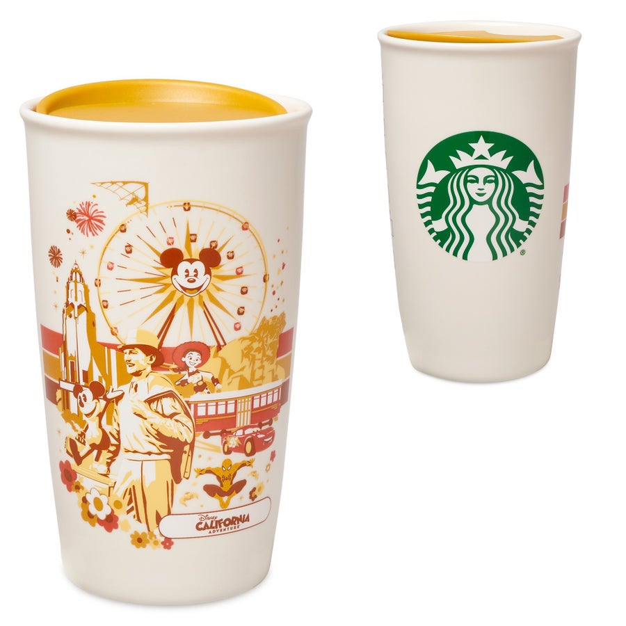 Disney California Adventure Starbucks Ceramic Travel Tumbler – My