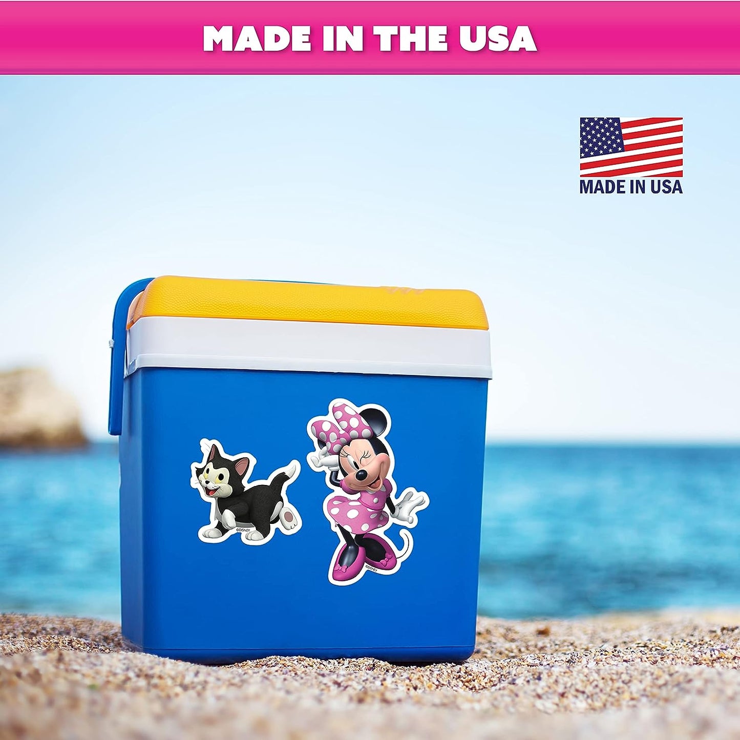 Disney Junior Minnie Mouse Waterproof Decals - Set of 12