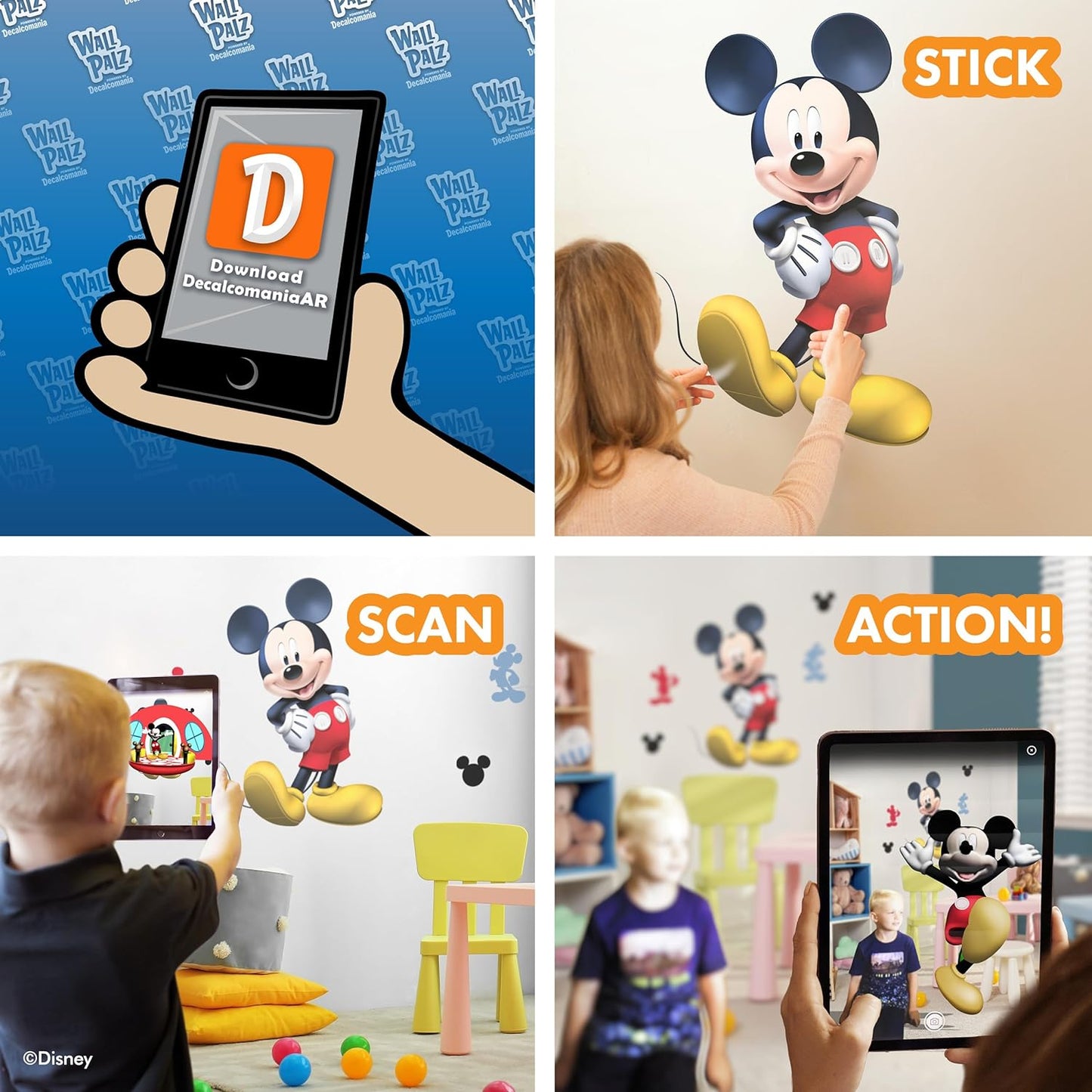 Mickey Mouse Interactive 29" Wall Decal